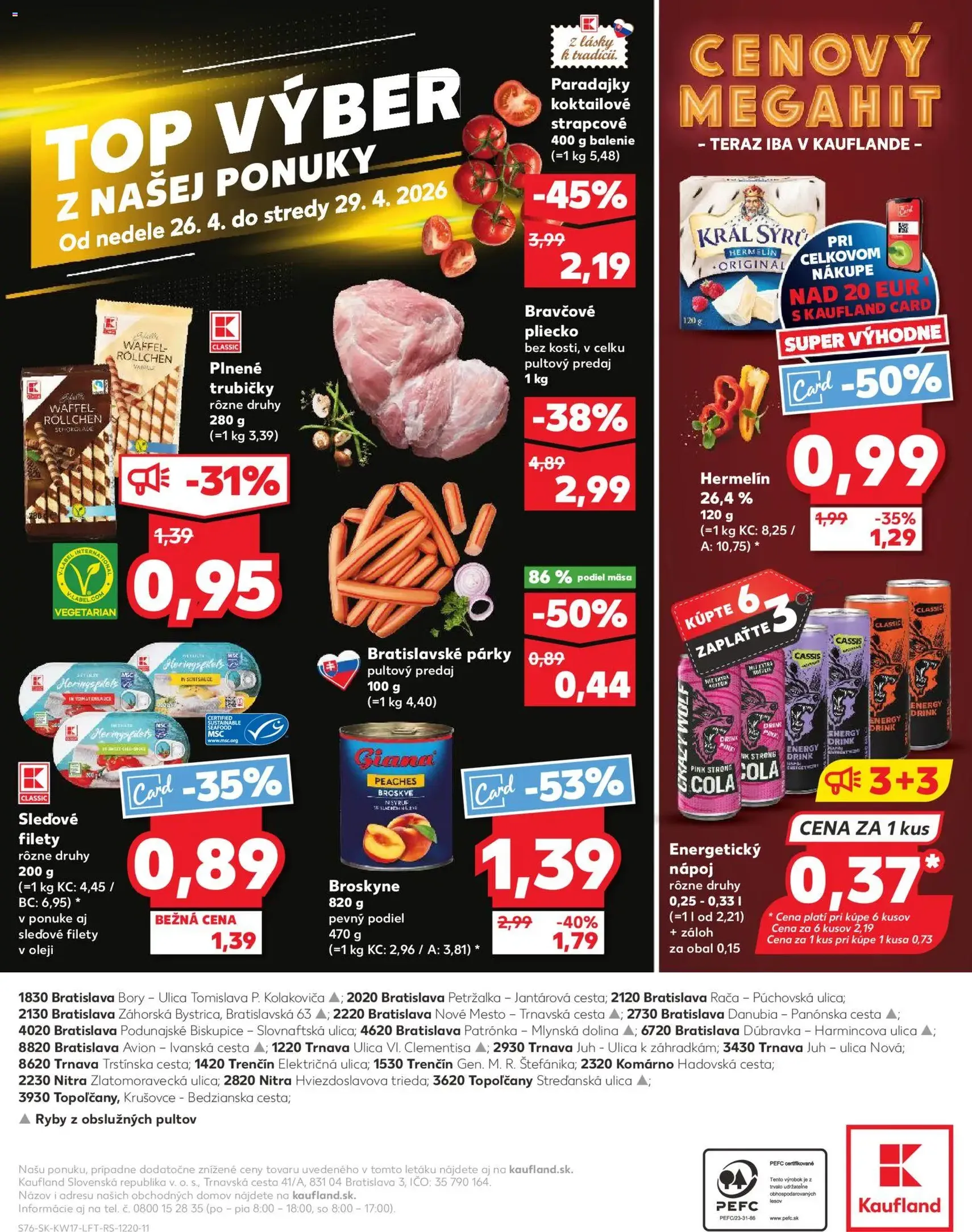 Kaufland leták - platný leták od 23.04.2026 strana 76 z 76
