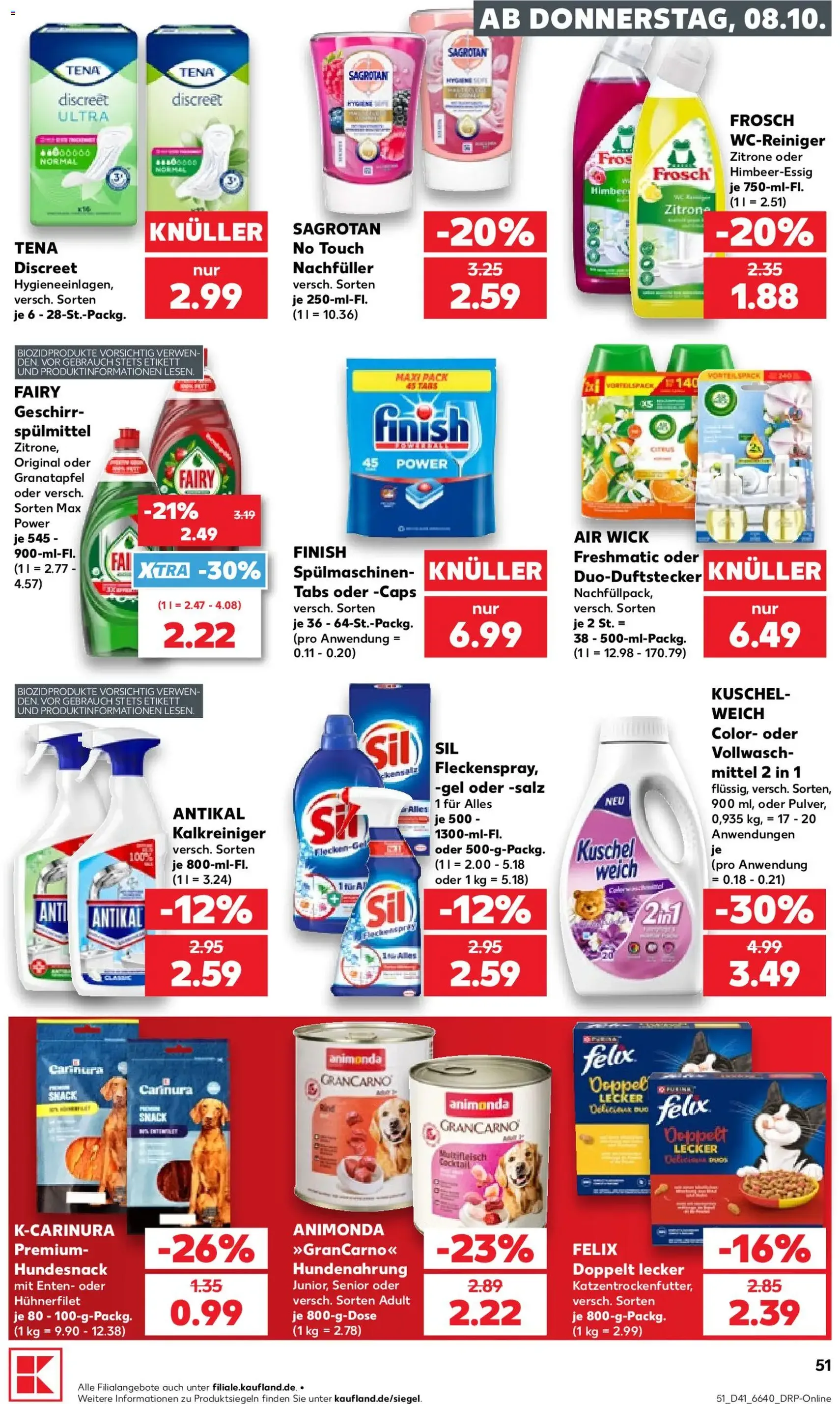 Kaufland Prospekt - Gültiger Prospekt ab 08.10.2026, Seite 51 von insgesamt 70