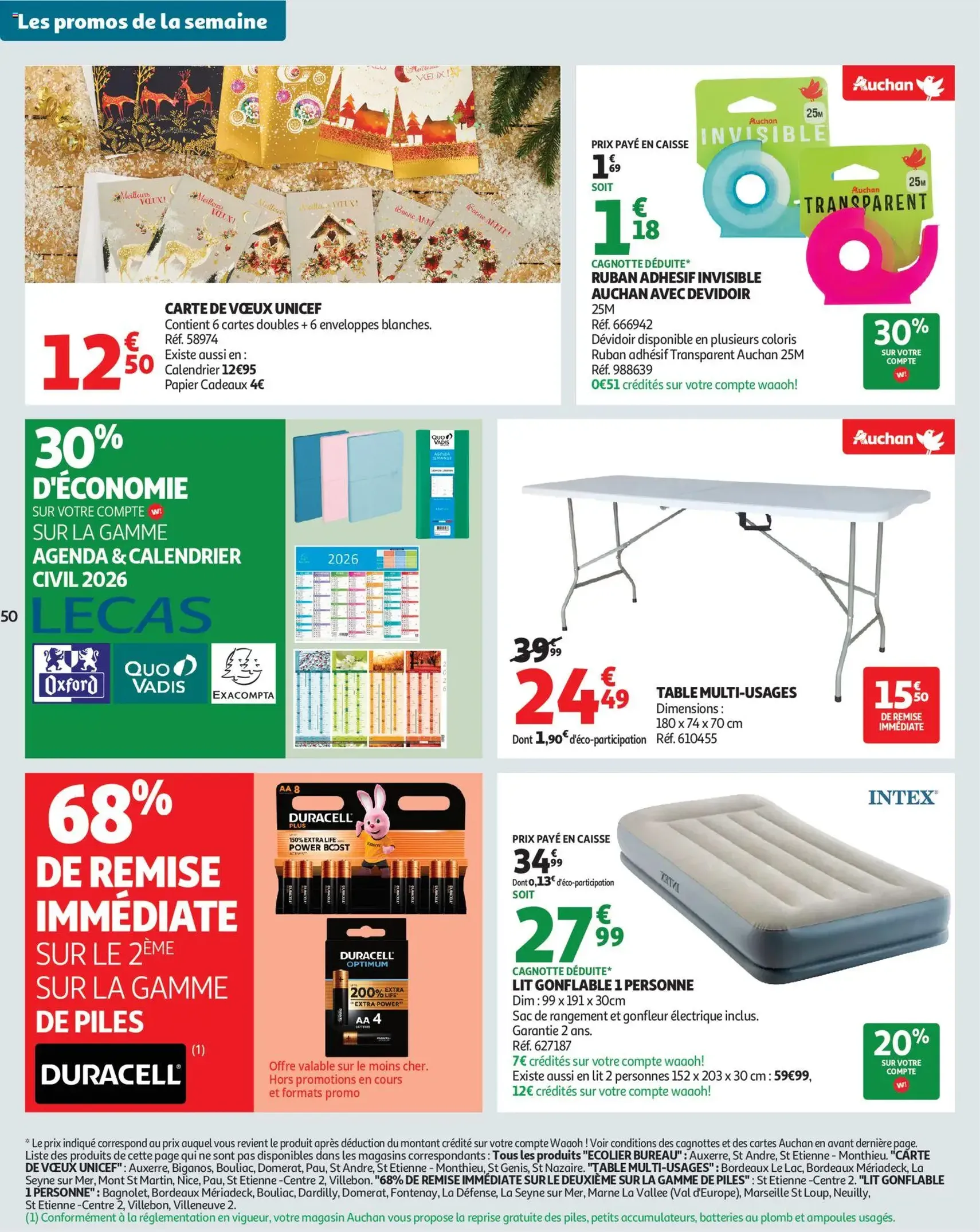 Auchan prospectus - brochure valable à partir du 16/12/2025, page 50 sur 54