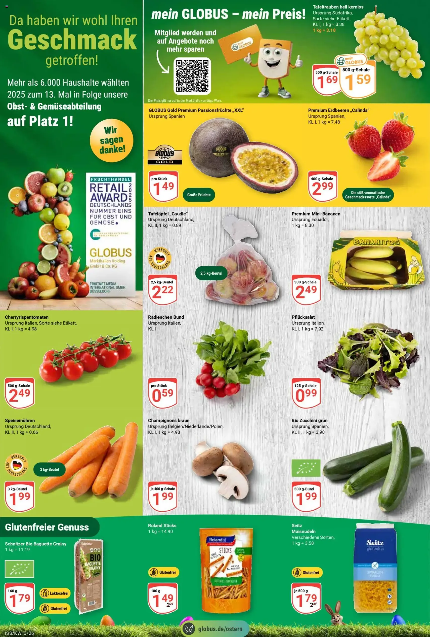 Globus Prospekt - Gültiger Prospekt ab 23.03.2026, Seite 8 von insgesamt 30