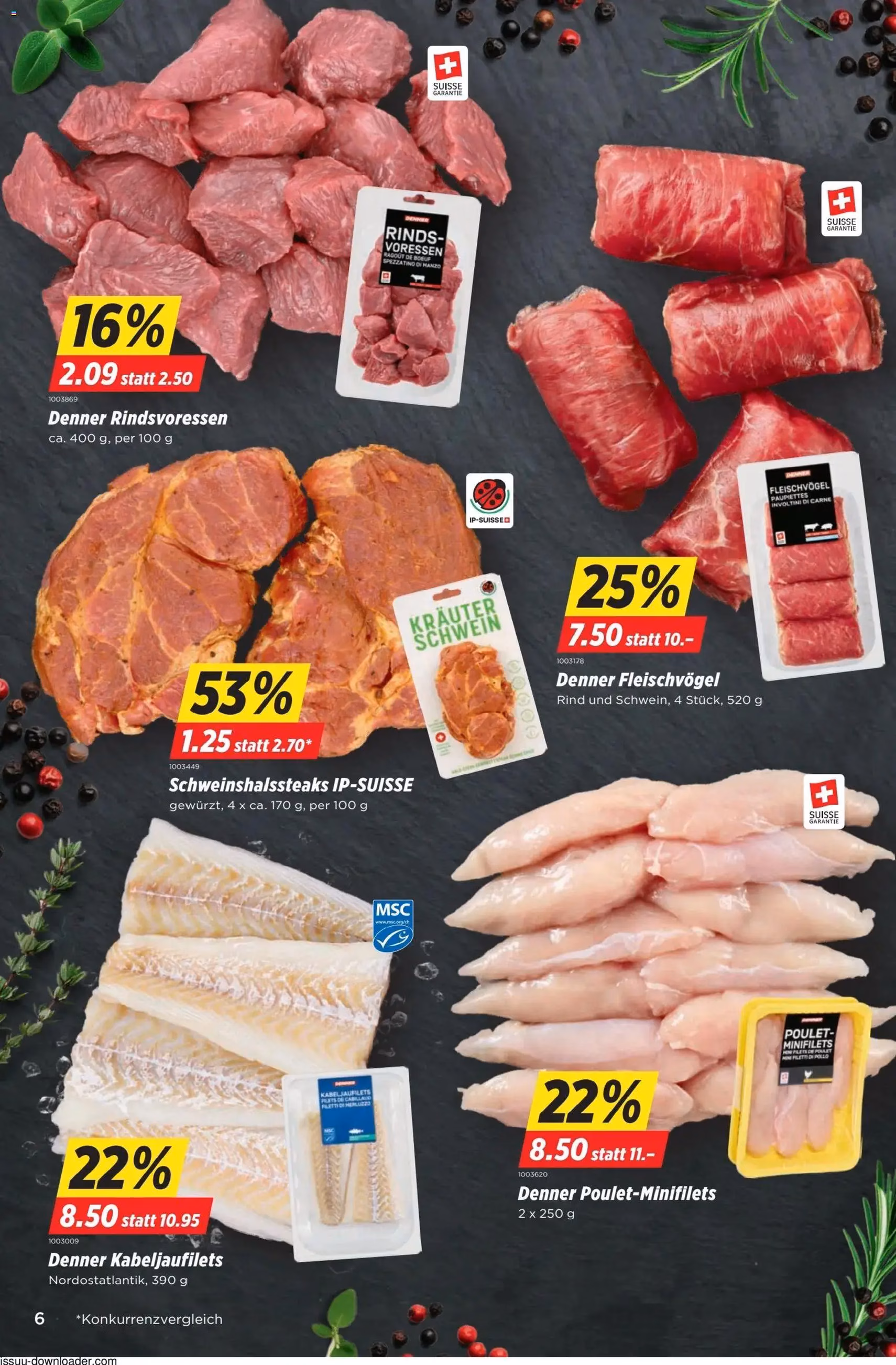 Denner aktionen - Gültiger Prospekt ab 09.04.2026, Seite 6 von insgesamt 20