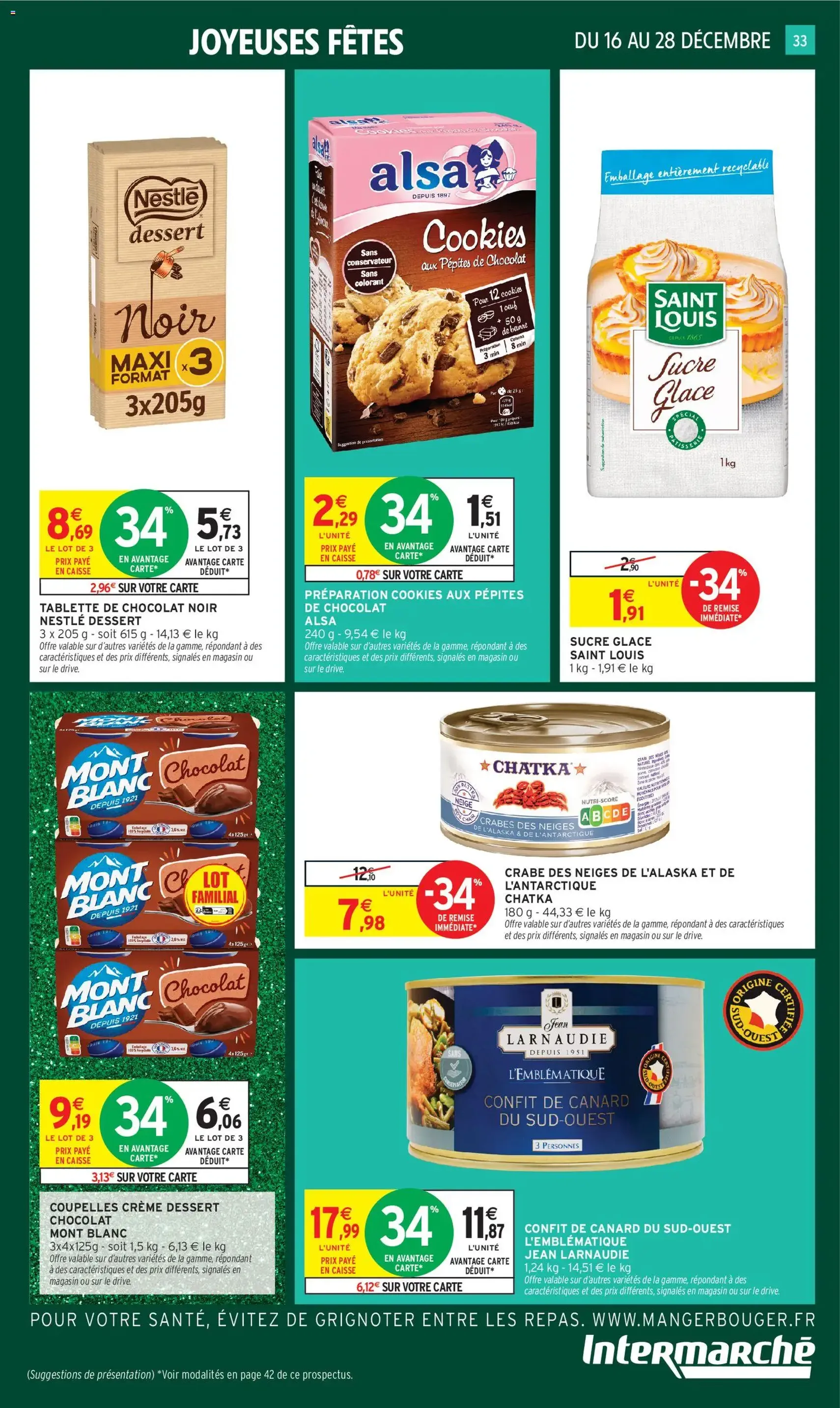 Intermarché catalogue semaine 51 - brochure valable à partir du 16/12/2025, page 33 sur 48