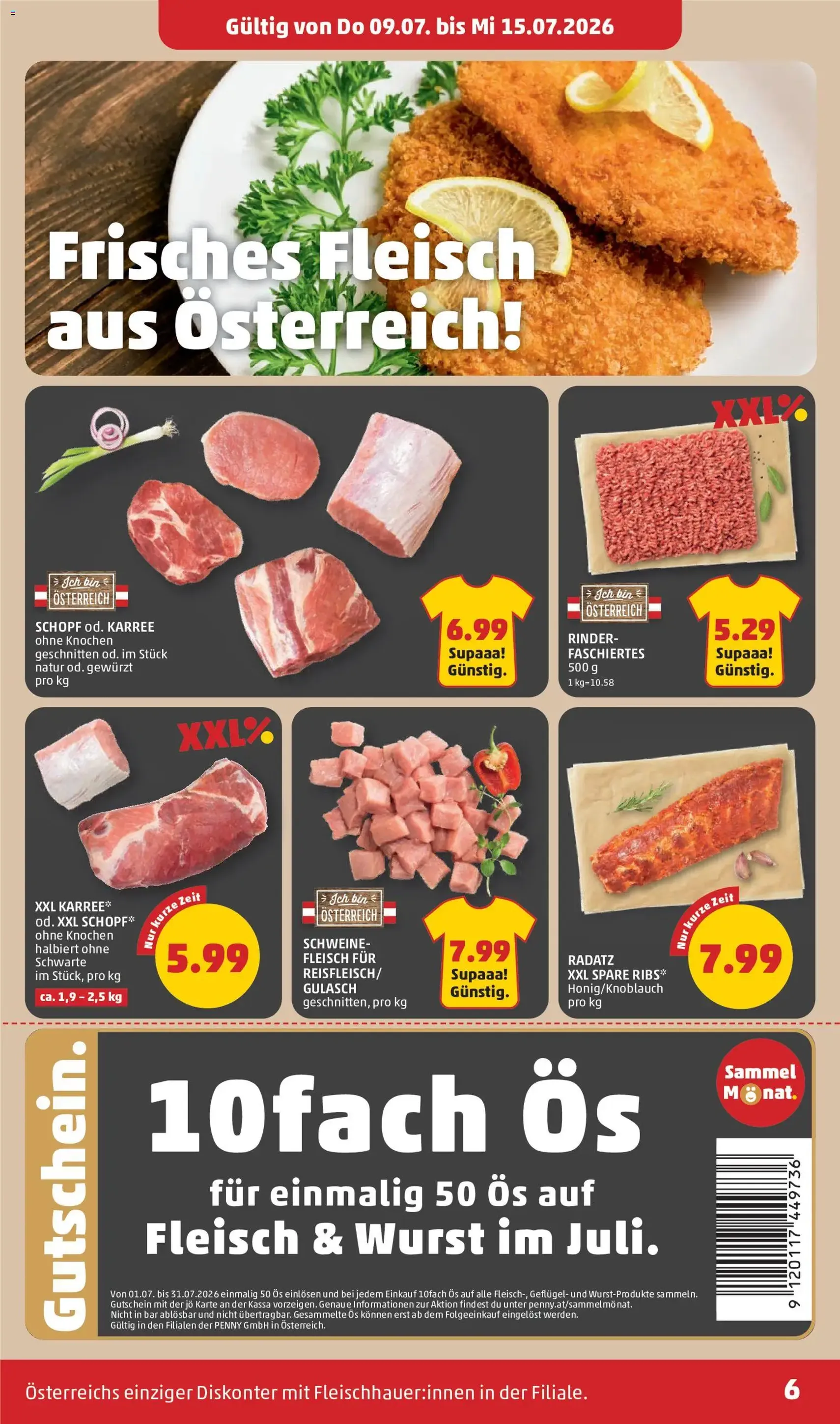 Penny Markt Flugblatt - Gültiger Prospekt ab 09.07.2026, Seite 6 von insgesamt 28
