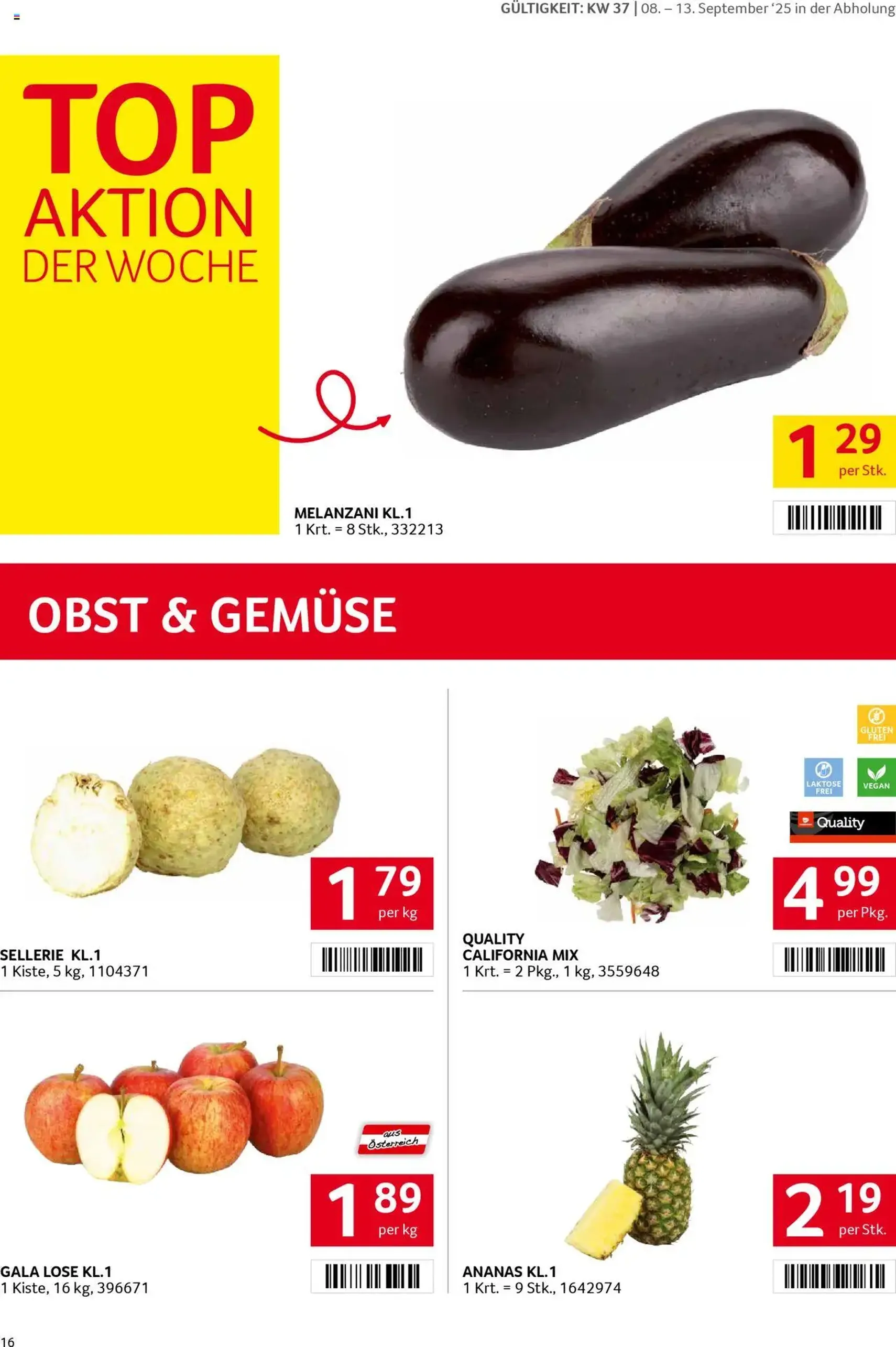 Transgourmet Flugblatt - Gültiger Prospekt ab 07.09.2025, Seite 14 von insgesamt 34