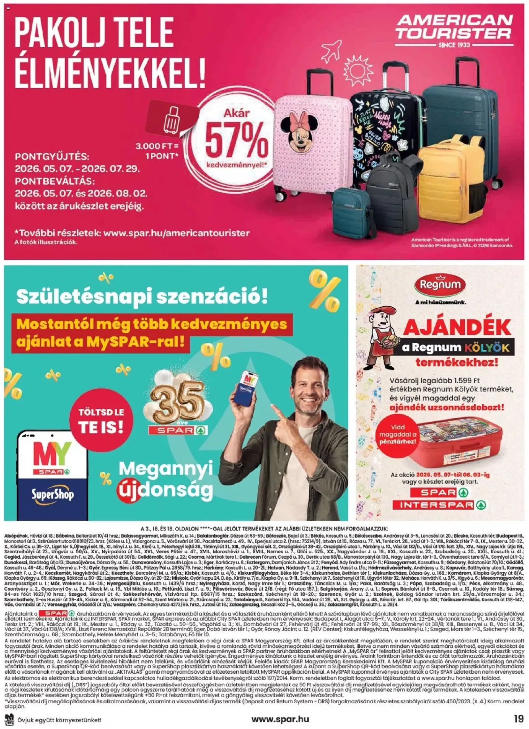 Spar akciós újság - 2026.05.07. érvényes szórólap 19 oldal 20 oldalból