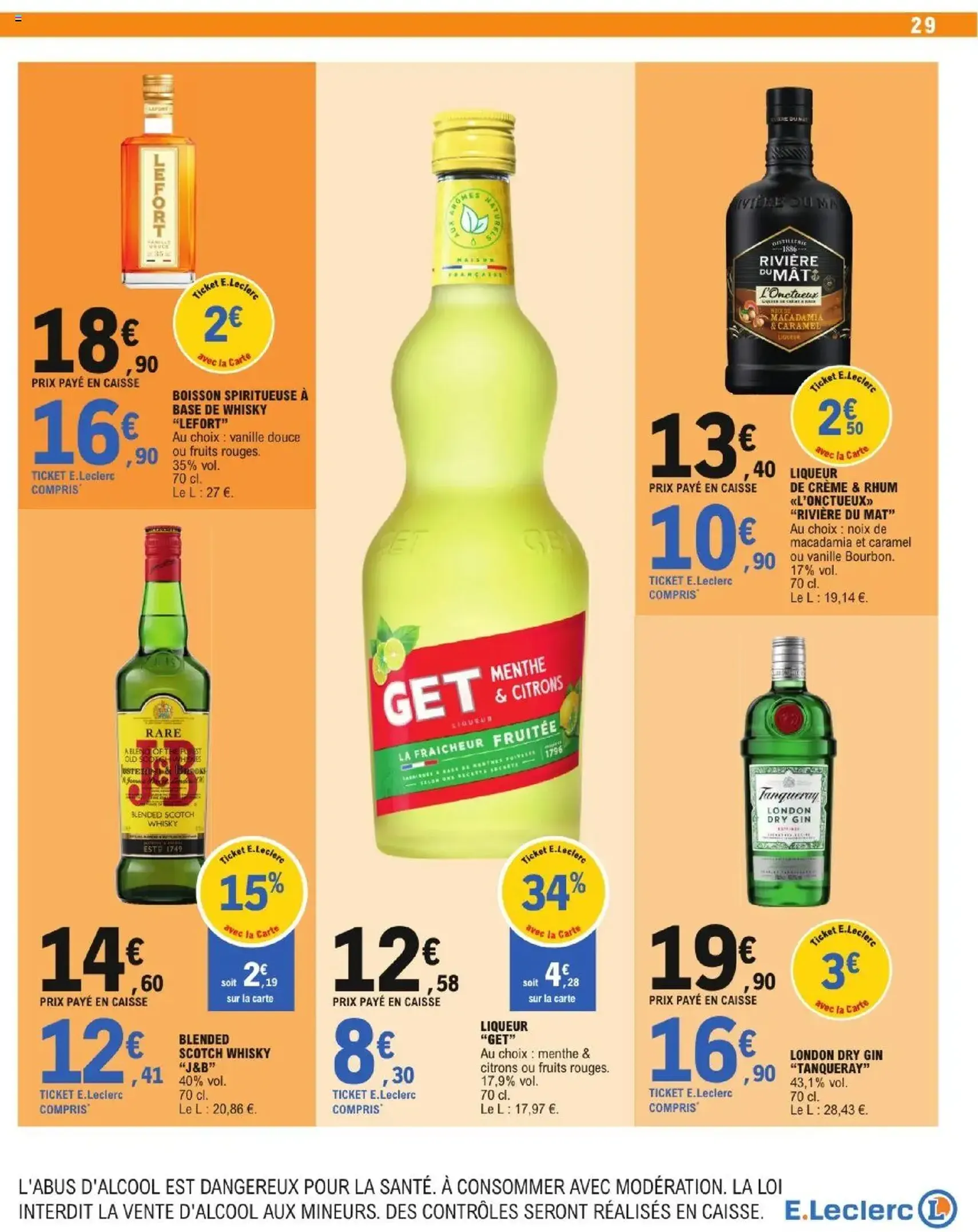 E.Leclerc catalogue semaine 30 - brochure valable à partir du 22/07/2025, page 29 sur 32 E.Leclerc catalogue semaine 30 - brochure valable à partir du 22/07/2025, page 29 sur 32