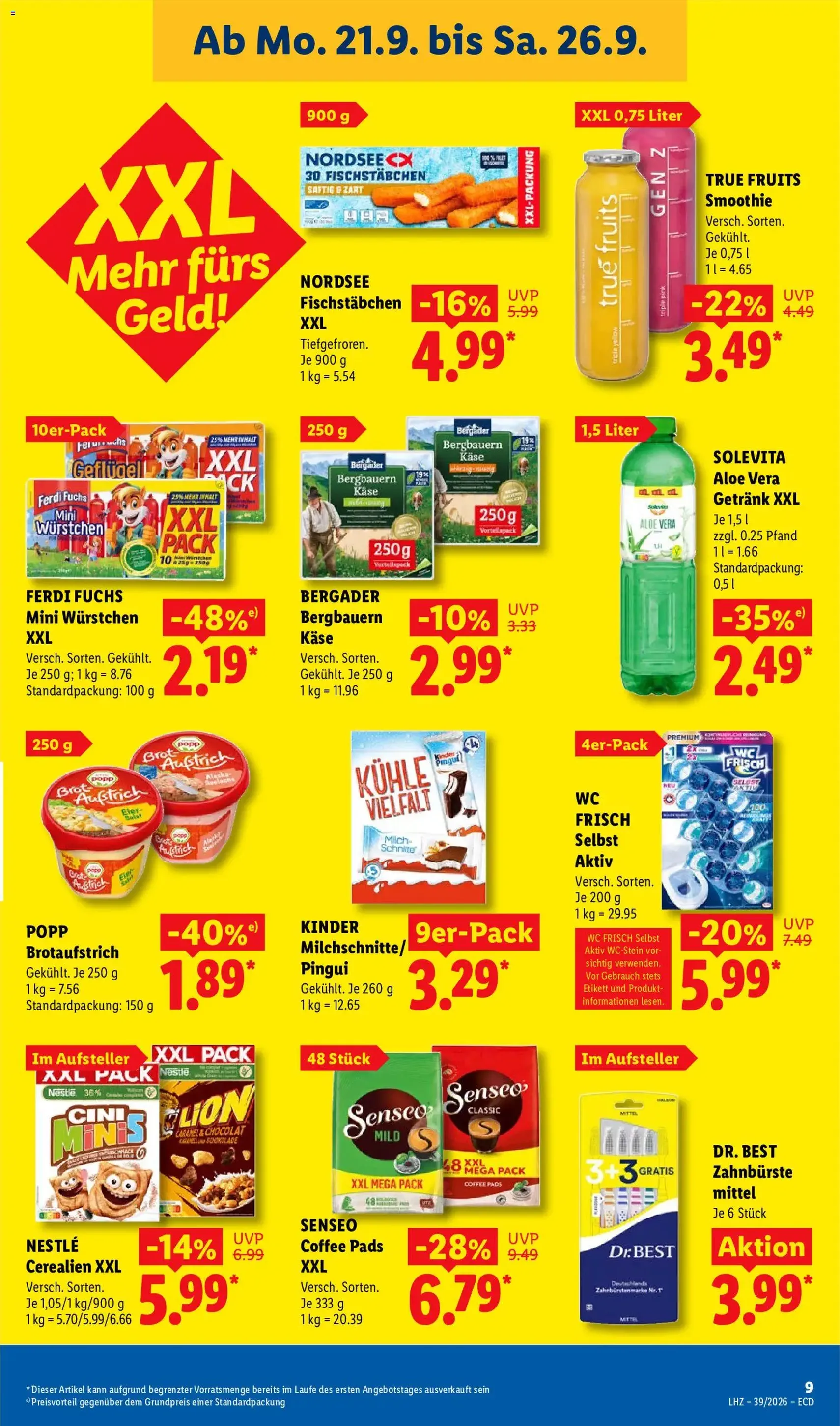 Lidl Prospekt - Gültiger Prospekt ab 21.09.2026, Seite 15 von insgesamt 65