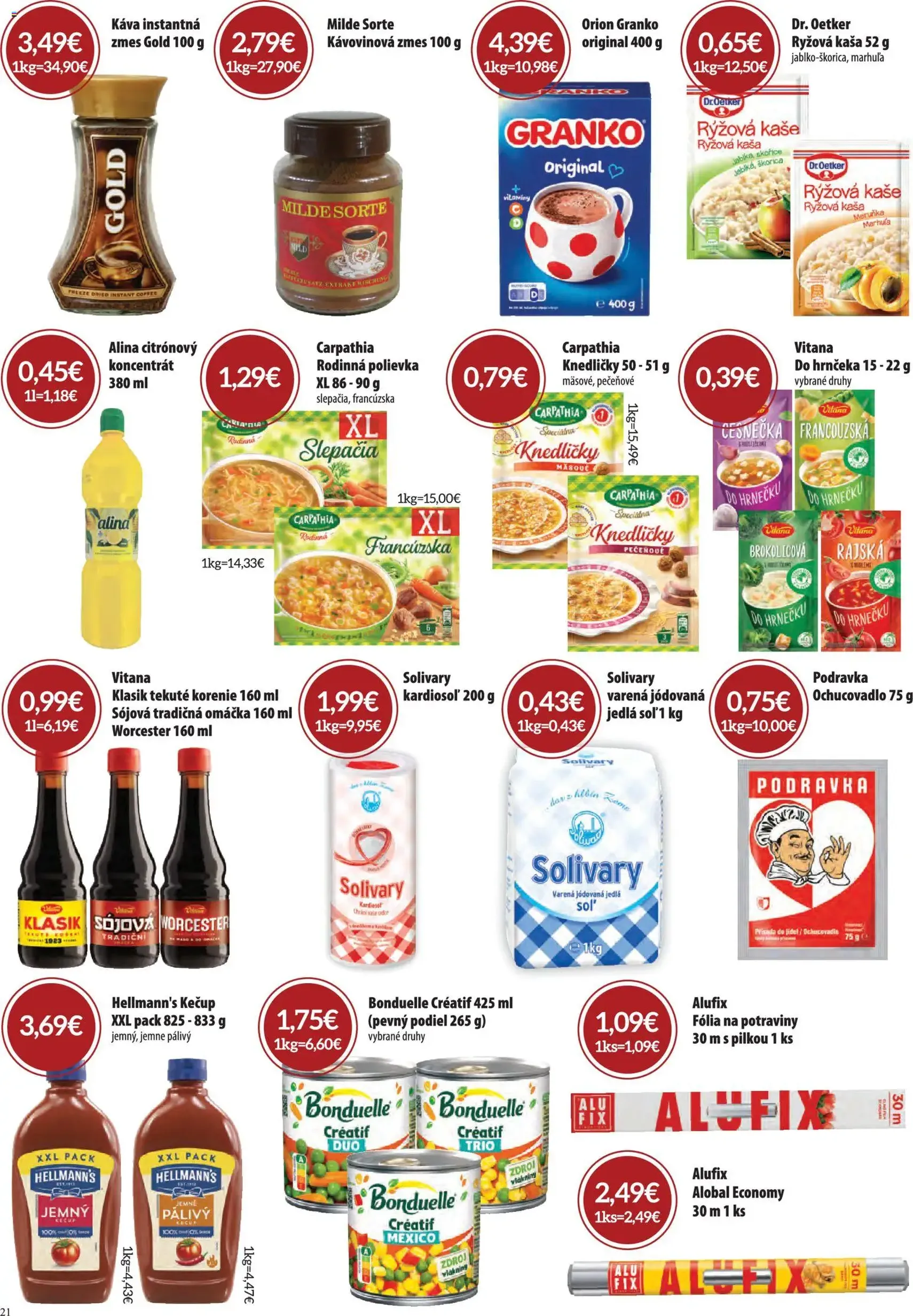 CBA Komfos leták - platný leták od 01.04.2026 strana 21 z 24