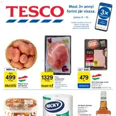 Tesco aktuális akciós újság - szórólap előnézete érvényes 2026.06.04. -tól