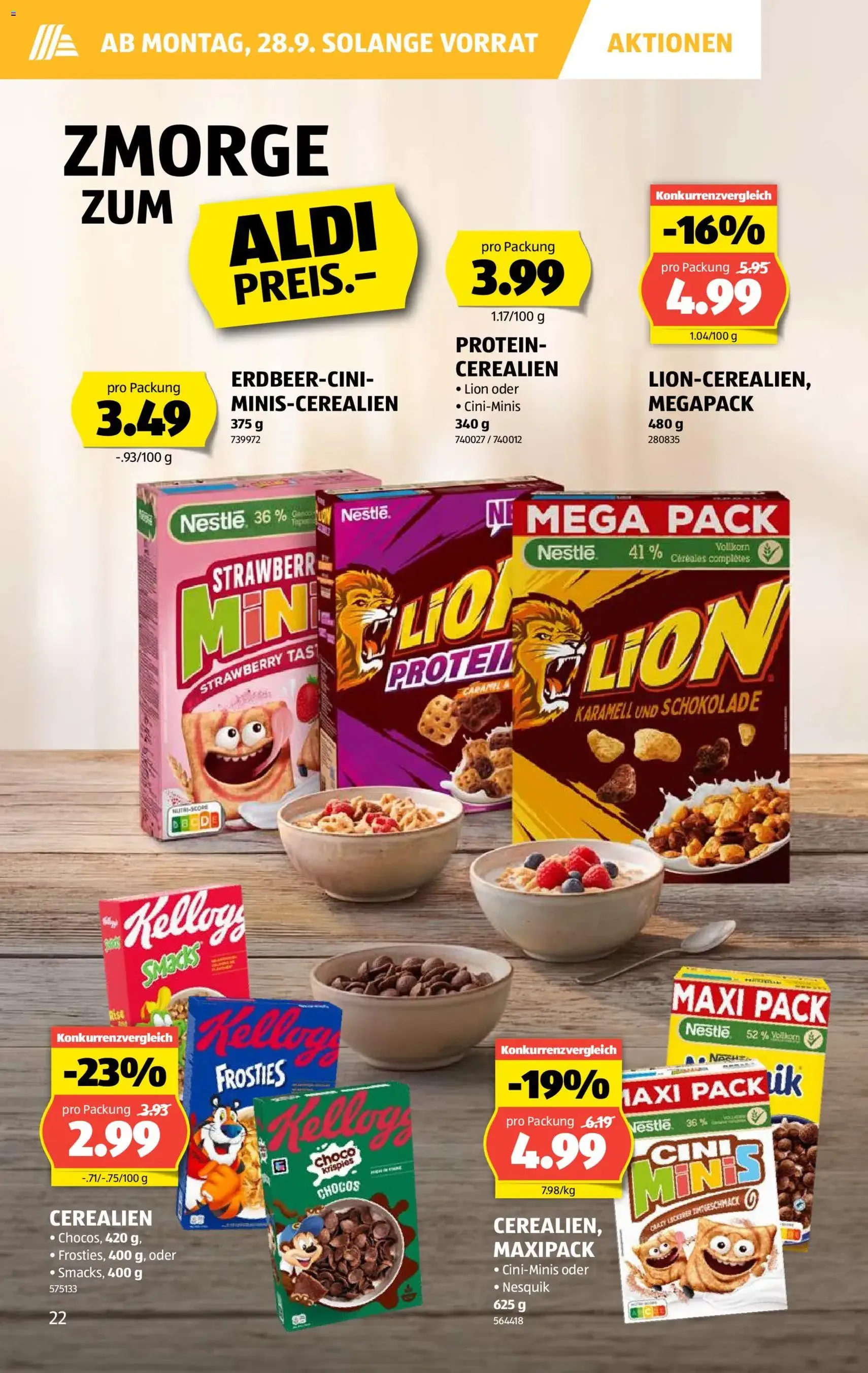 Aldi aktionen - Gültiger Prospekt ab 24.09.2026, Seite 22 von insgesamt 38