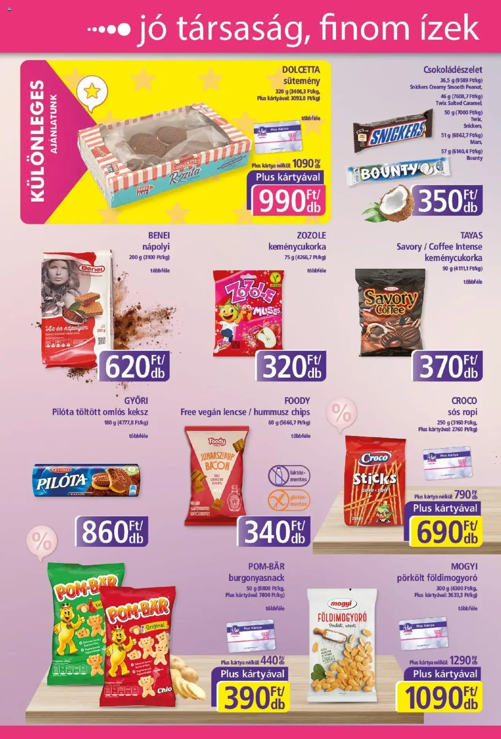 Plus Market Akciós újság - 2025.09.04. érvényes szórólap 8 oldal 12 oldalból Plus Market Akciós újság - 2025.09.04. érvényes szórólap 8 oldal 12 oldalból