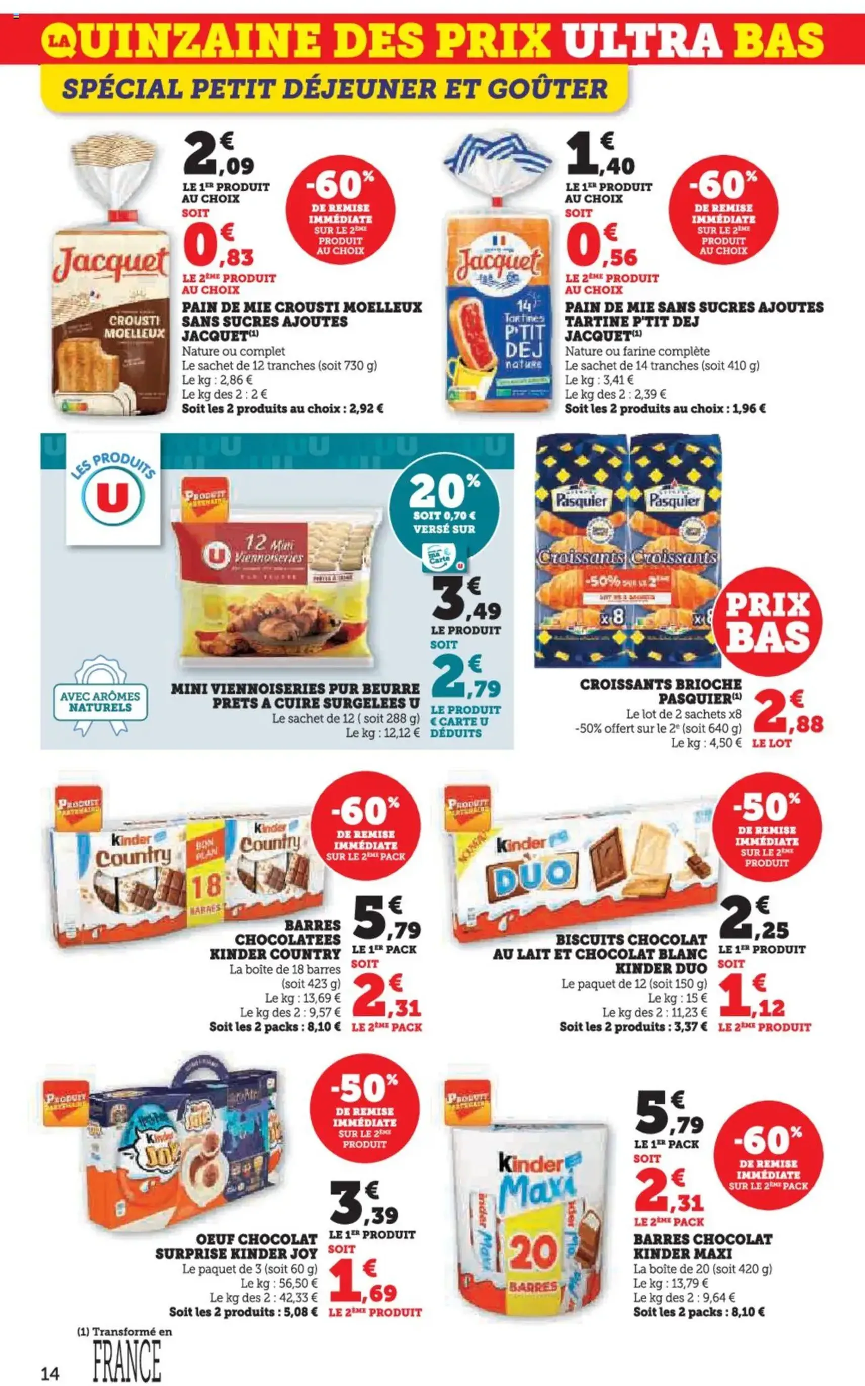 Super U catalogue - brochure valable à partir du 26/08/2025, page 14 sur 44 Super U catalogue - brochure valable à partir du 26/08/2025, page 14 sur 44