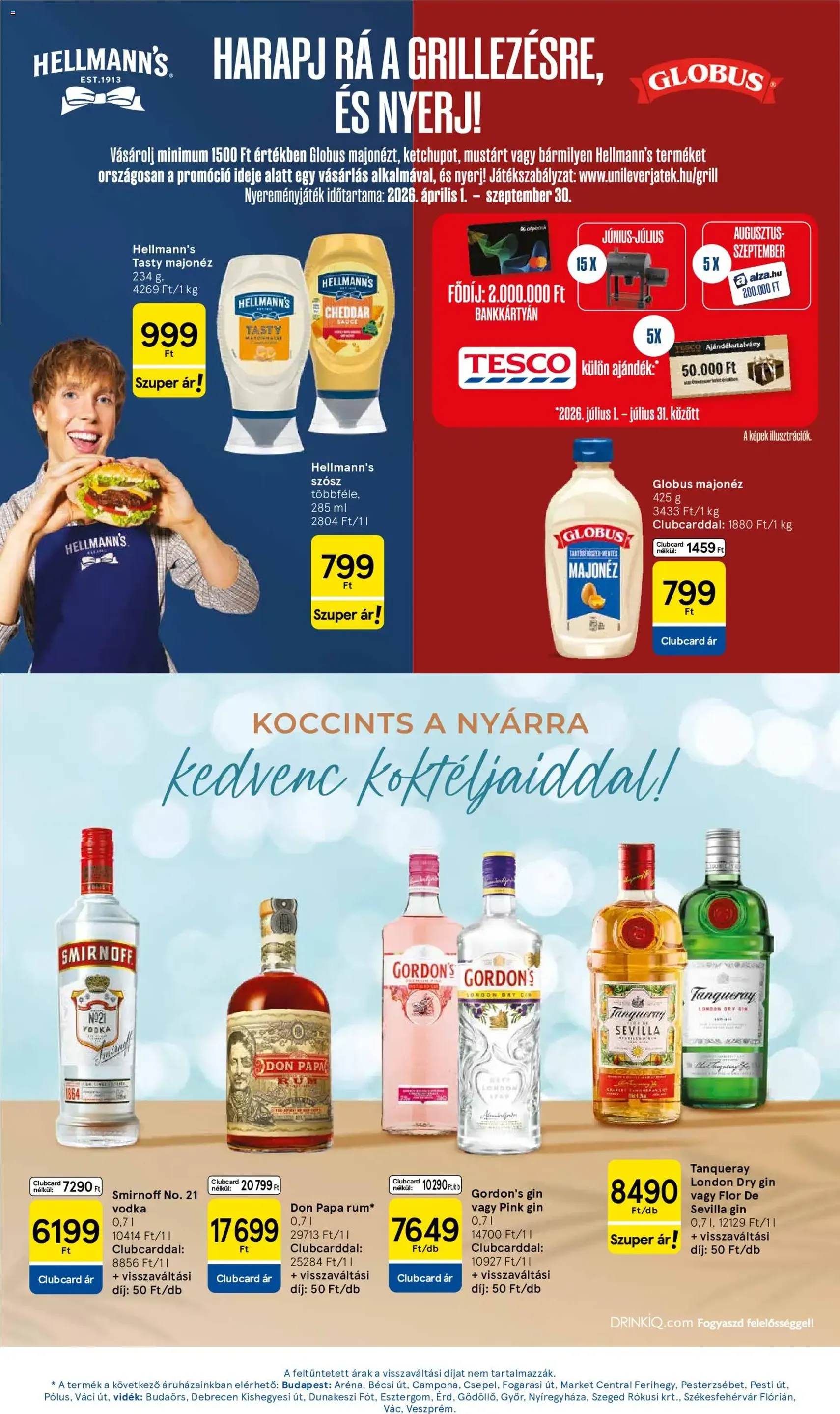 Tesco aktuális akciós újság - 2026.08.06. érvényes szórólap 25 oldal 32 oldalból