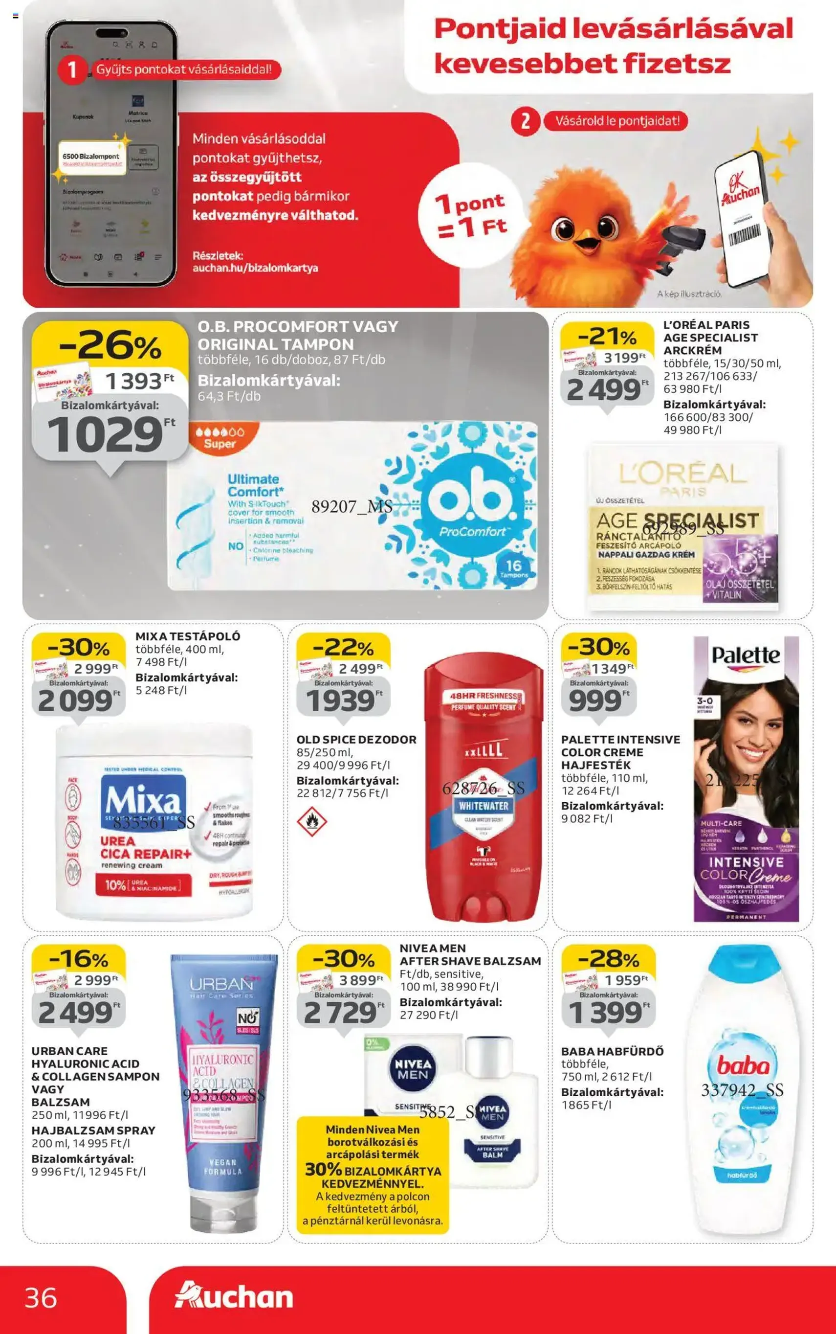 Auchan Akciós újság - 2025.10.16. érvényes szórólap 36 oldal 54 oldalból Auchan Akciós újság - 2025.10.16. érvényes szórólap 36 oldal 54 oldalból