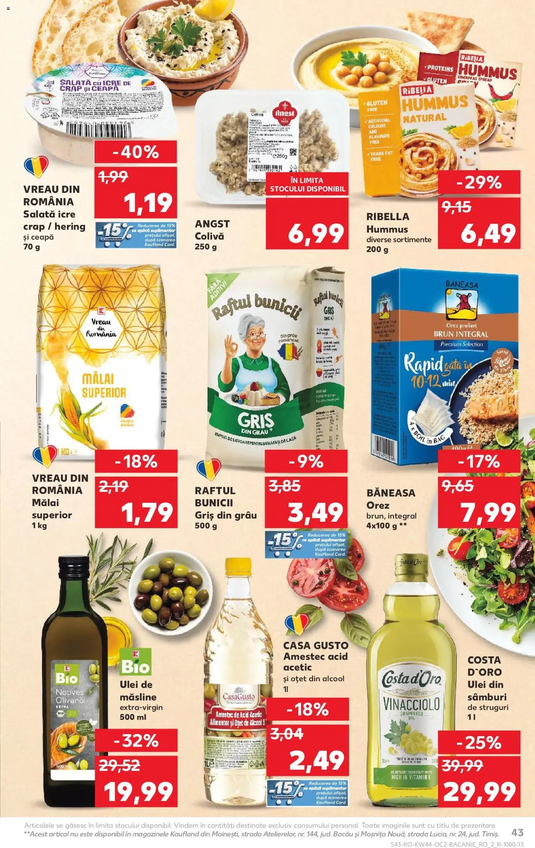 Kaufland RO - București - 2025.10.29. érvényes szórólap 43 oldal 70 oldalból Kaufland RO - București - 2025.10.29. érvényes szórólap 43 oldal 70 oldalból