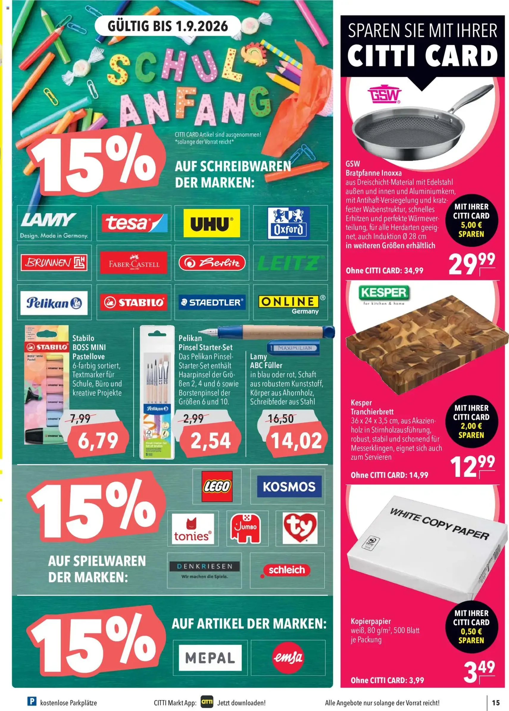 CITTI Markt Prospekt - Gültiger Prospekt ab 05.08.2026, Seite 19 von insgesamt 30