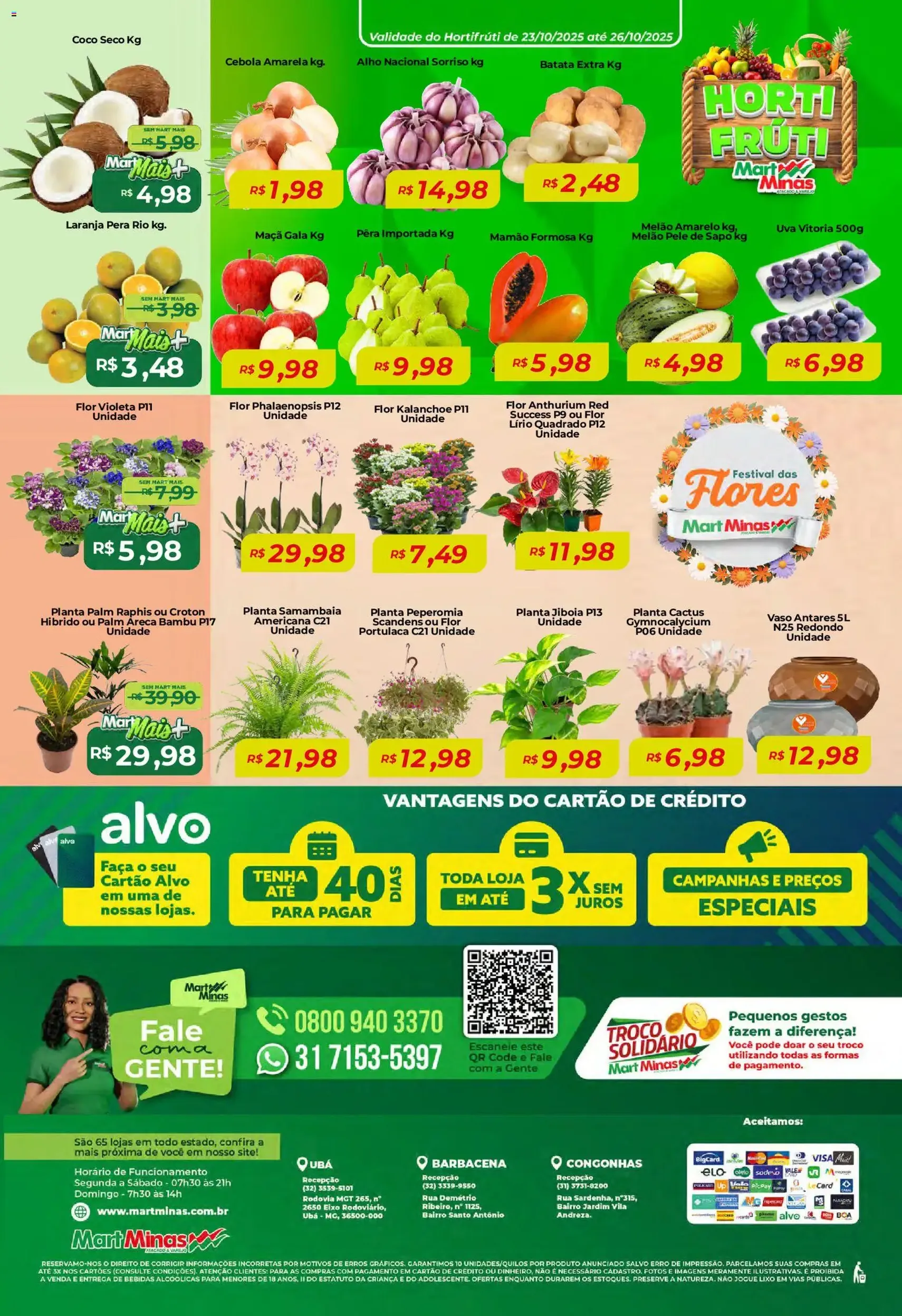 Mart Minas - Ofertas da semana - folheto válido a partir de 23/10/2025 página 8 de 8 Mart Minas - Ofertas da semana - folheto válido a partir de 23/10/2025 página 8 de 8