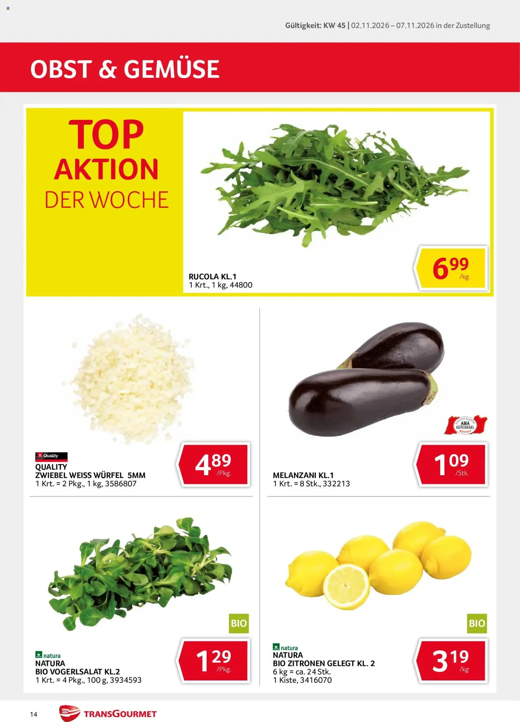 Transgourmet Flugblatt - Gültiger Prospekt ab 02.11.2026, Seite 14 von insgesamt 36