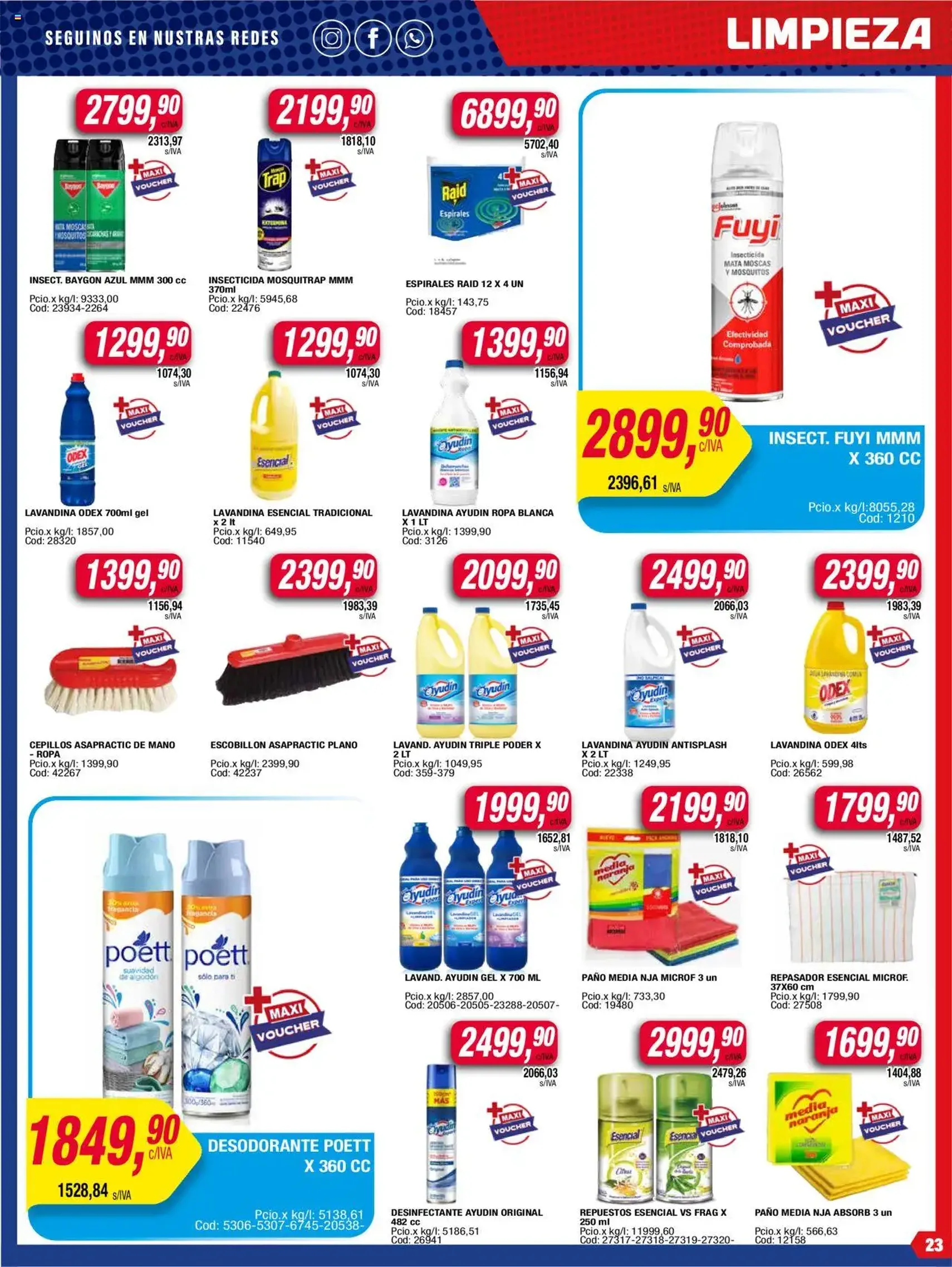 Maxiconsumo ofertas - folleto válido desde 21/07/2025 página 23 de 28 Maxiconsumo ofertas - folleto válido desde 21/07/2025 página 23 de 28