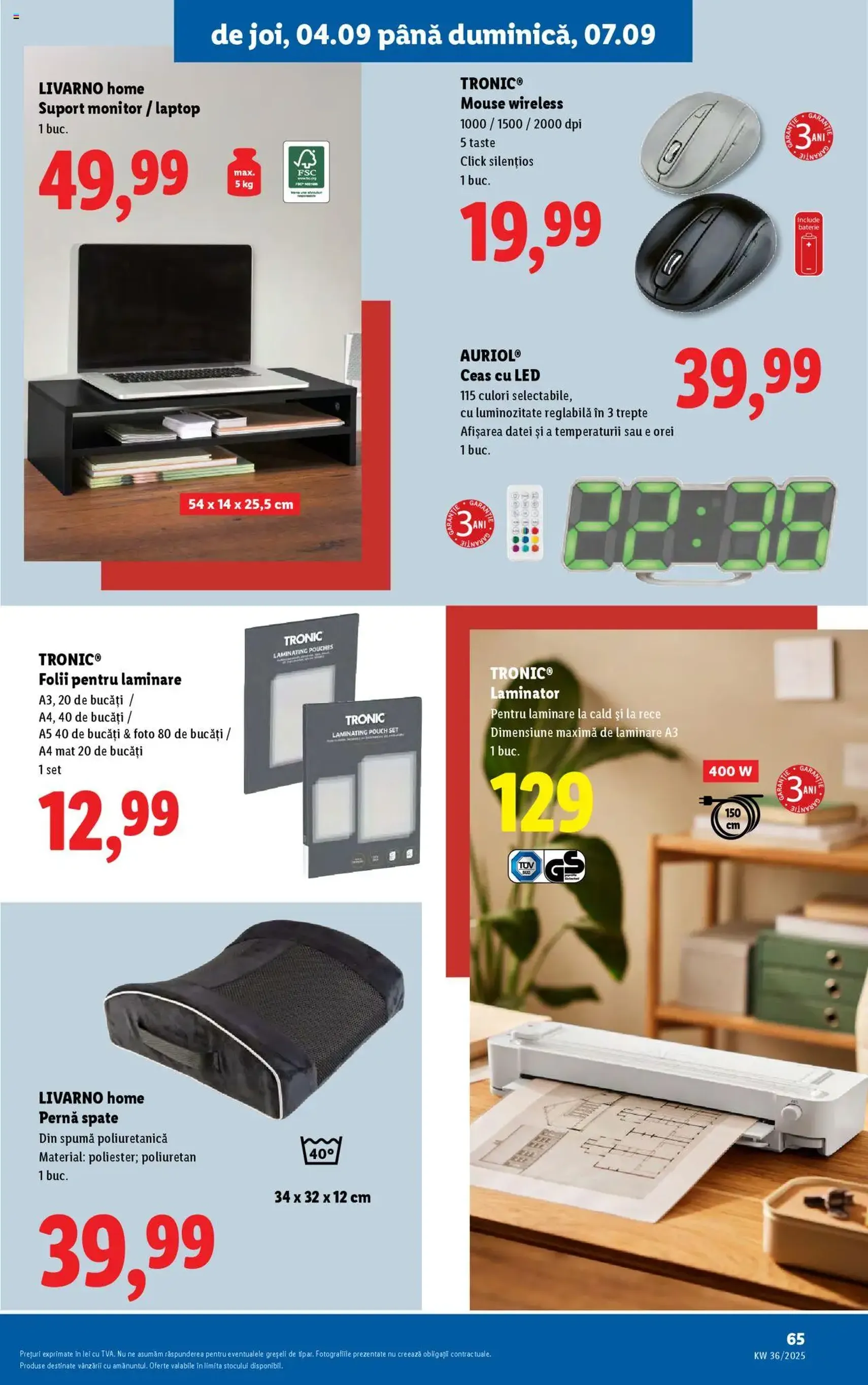 Catalog Lidl - cataloage valabile începând cu 01.09.2025 pagina 65 din 76 Catalog Lidl - cataloage valabile începând cu 01.09.2025 pagina 65 din 76