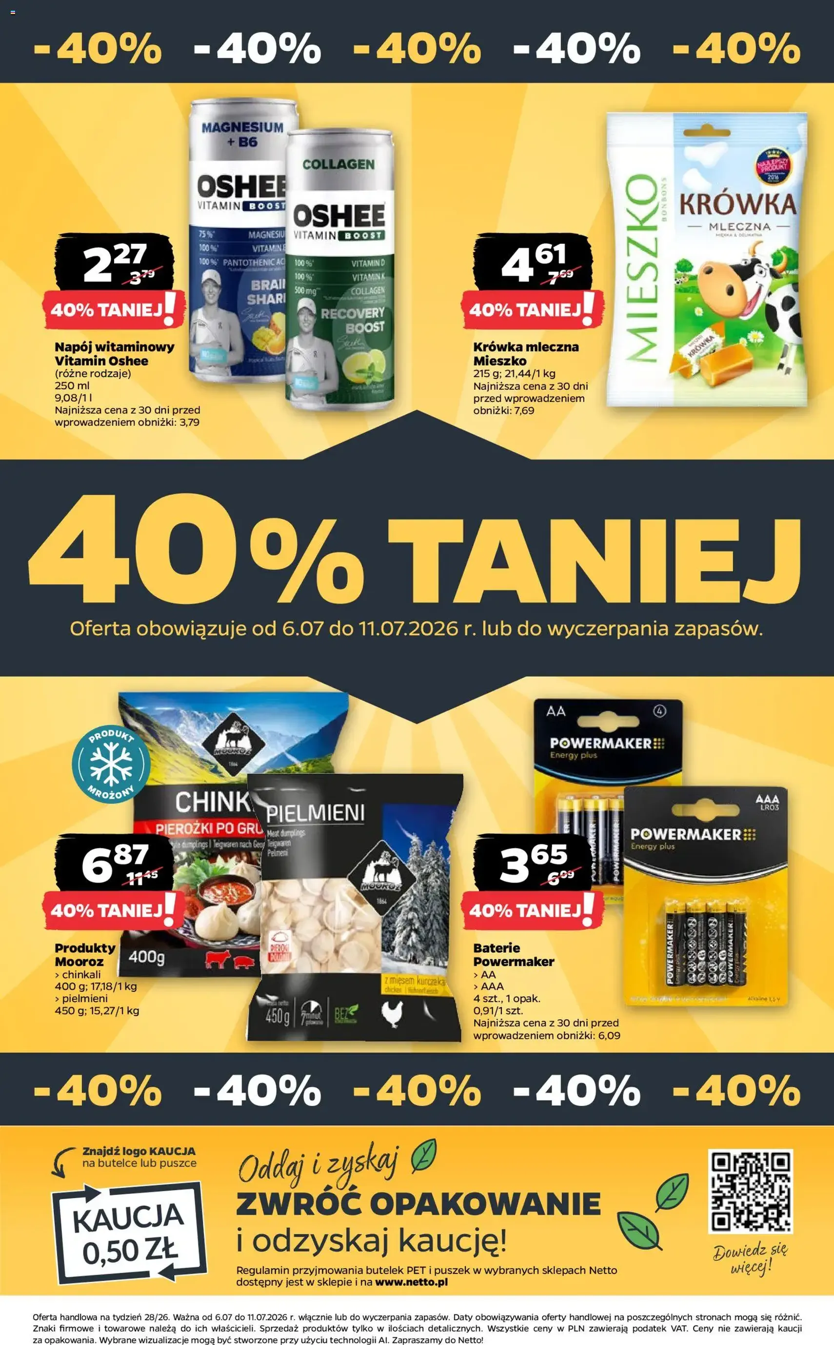 Netto gazetka od poniedziałku spożywcza - ważny gazetka od 06.07.2026 strona 34 z 35