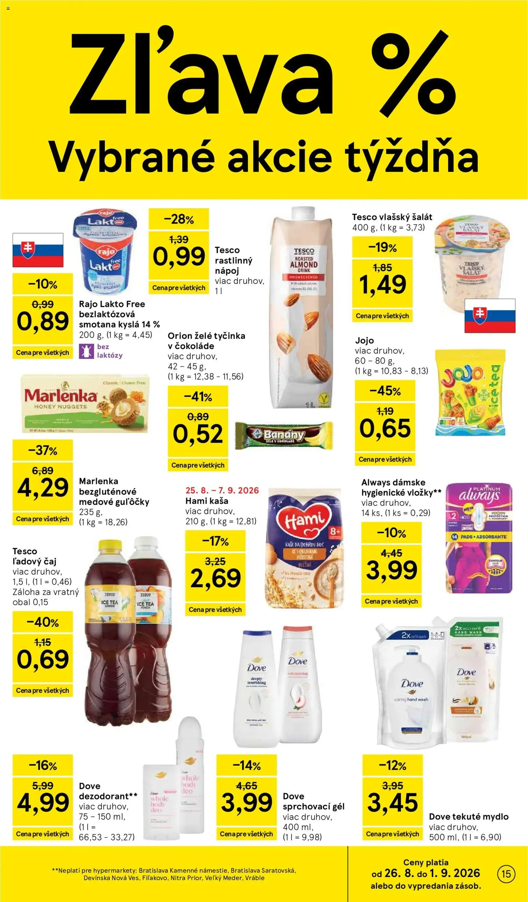 Tesco Hypermarket - leták - platný leták od 26.08.2026 strana 15 z 58