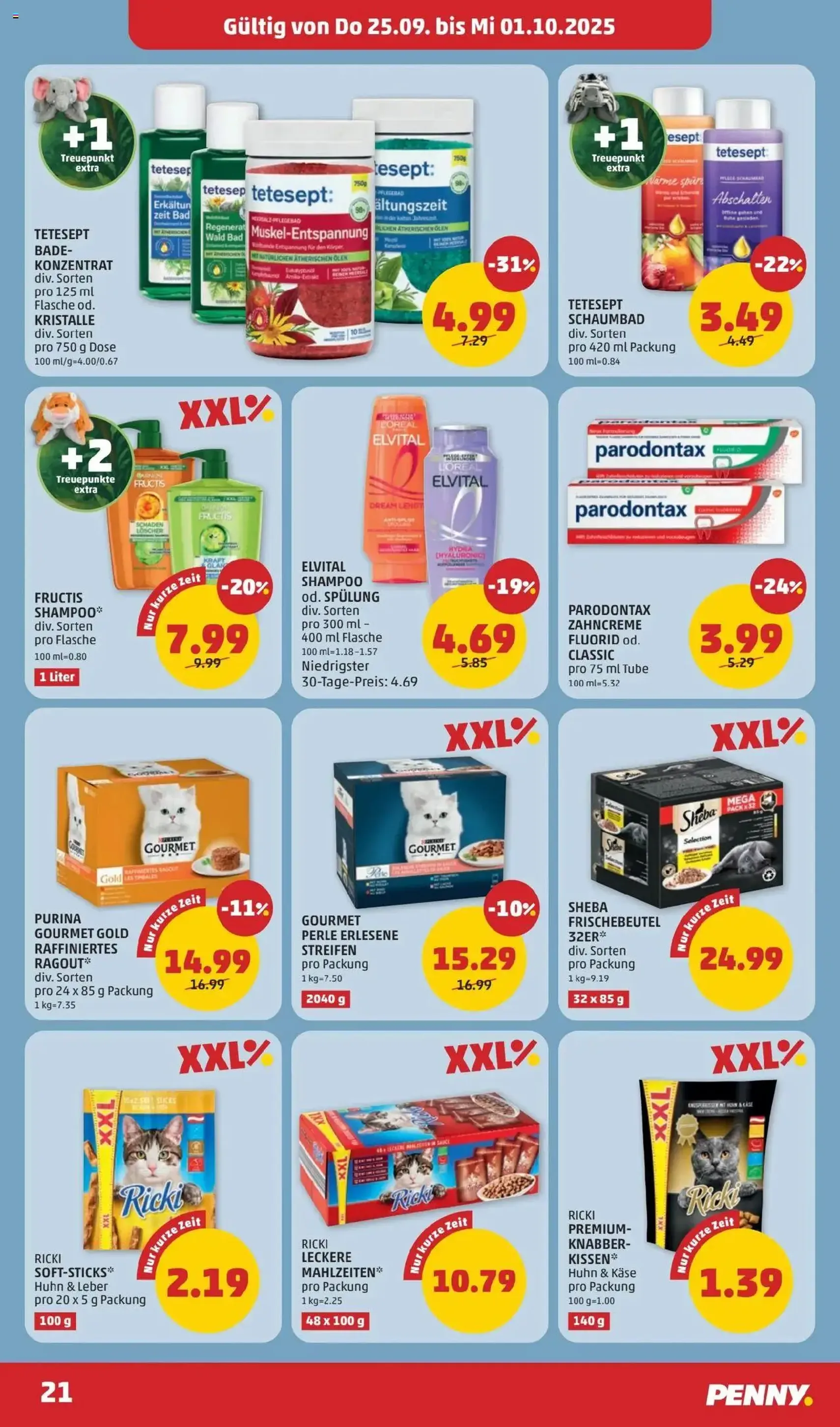 Penny Markt Flugblatt - Gültiger Prospekt ab 25.09.2025, Seite 21 von insgesamt 32