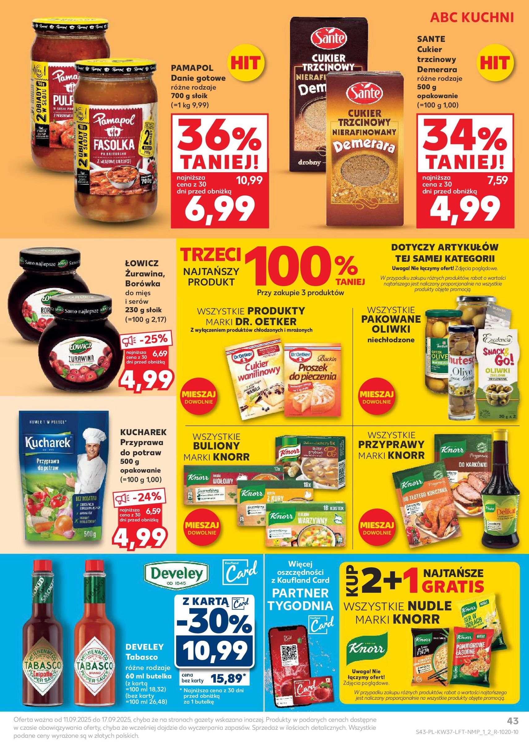 Kaufland gazetka - ważny gazetka od 11.09.2025 strona 43 z 61 Kaufland gazetka - ważny gazetka od 11.09.2025 strona 43 z 61