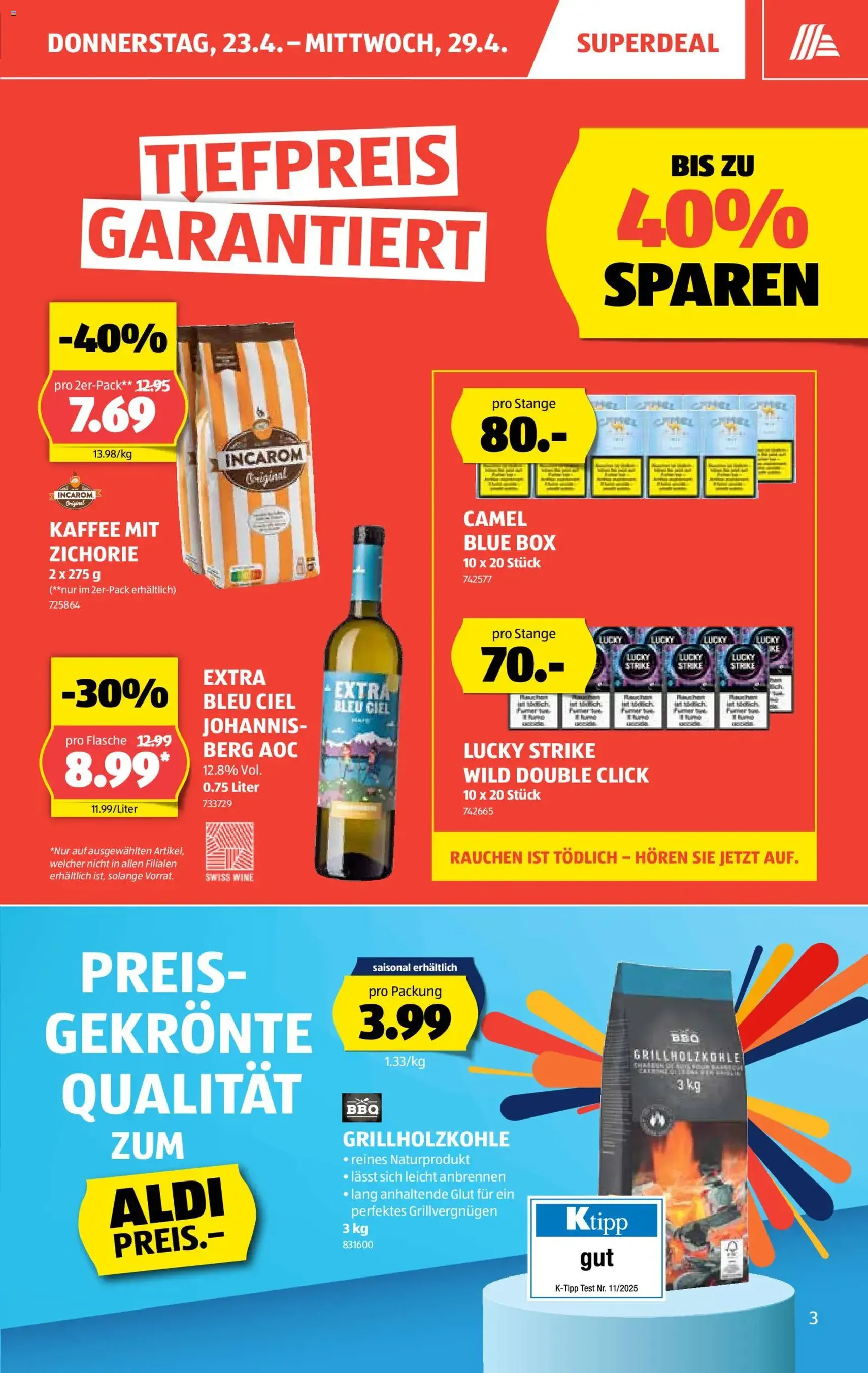 Aldi aktionen - Gültiger Prospekt ab 23.04.2026, Seite 3 von insgesamt 32