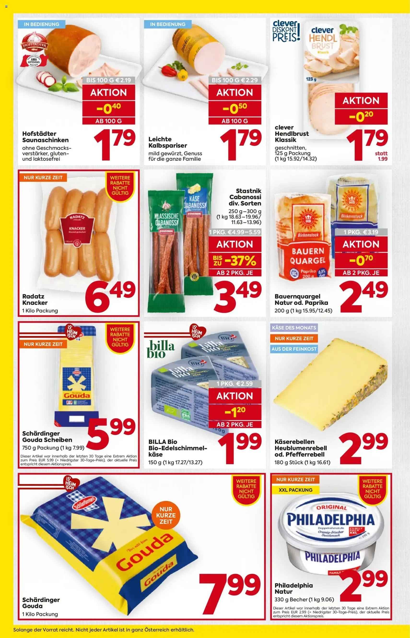 Billa Flugblatt - Gültiger Prospekt ab 02.01.2026, Seite 10 von insgesamt 20