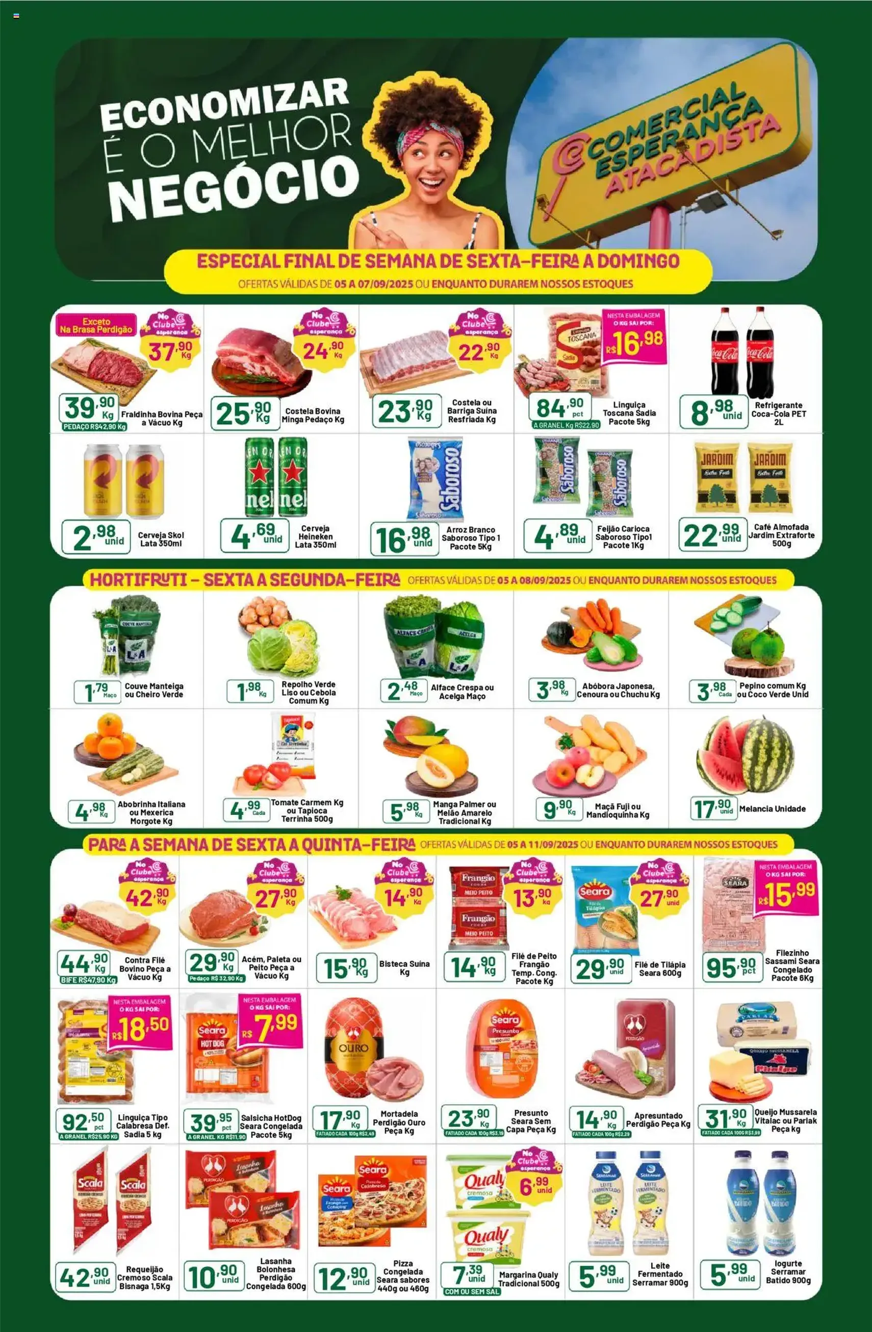 Comercial Esperança - Ofertas da semana - folheto válido a partir de 05/09/2025 página 1 de 2