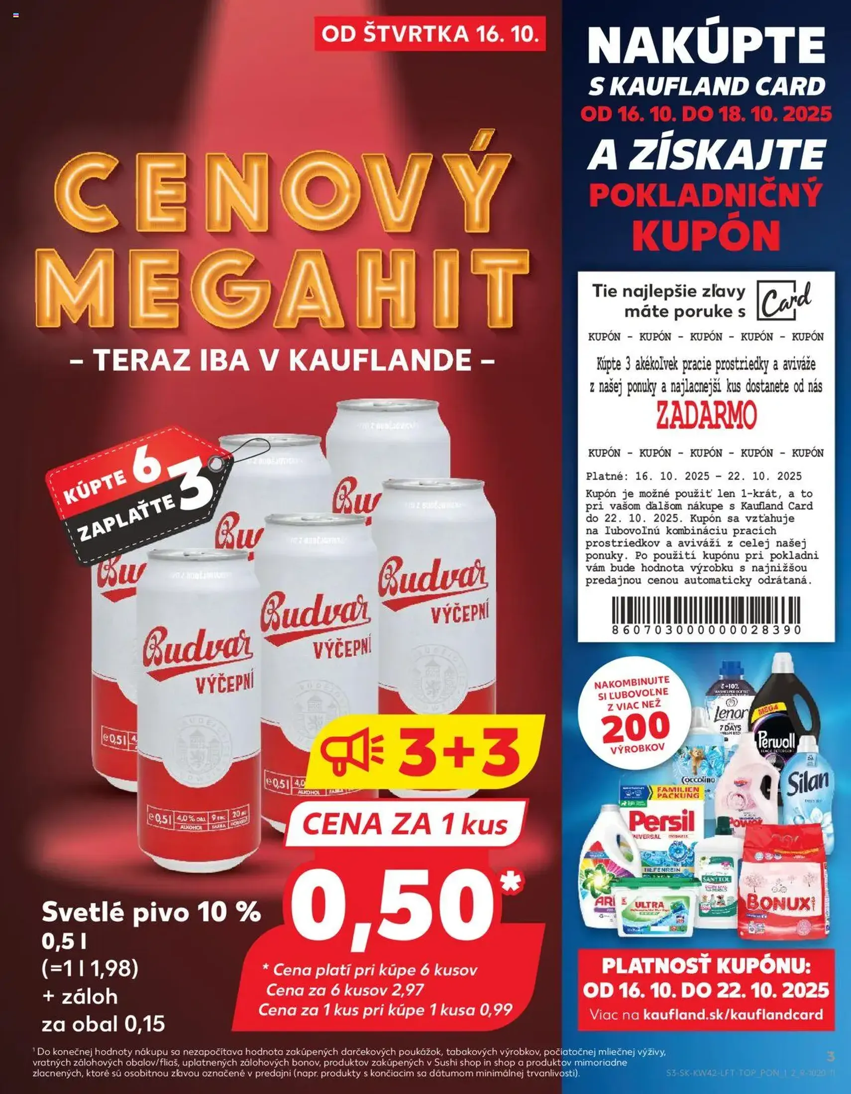 Kaufland Bratislava-Avion - platný leták od 16.10.2025 strana 3 z 78