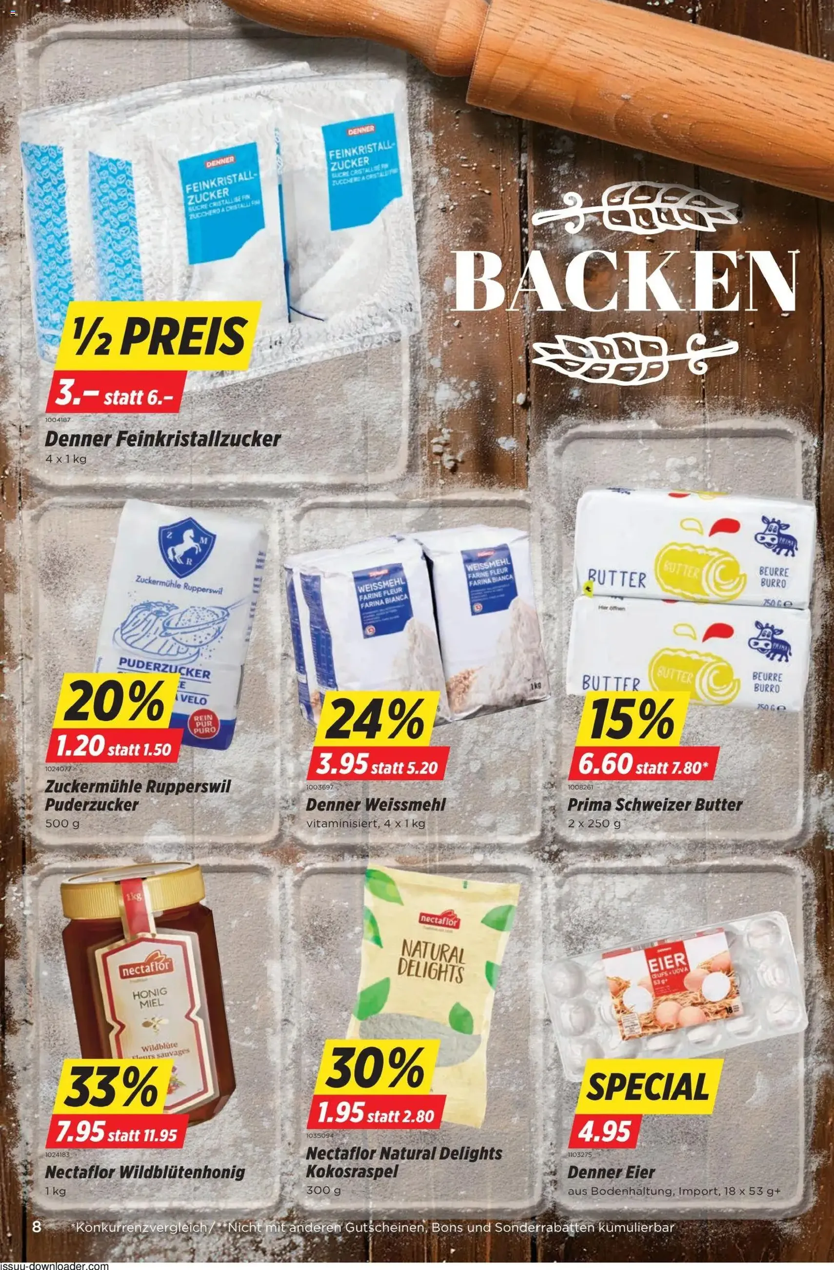 Denner Aktionen - Gültiger Prospekt ab 28.10.2025, Seite 8 von insgesamt 24 Denner Aktionen - Gültiger Prospekt ab 28.10.2025, Seite 8 von insgesamt 24