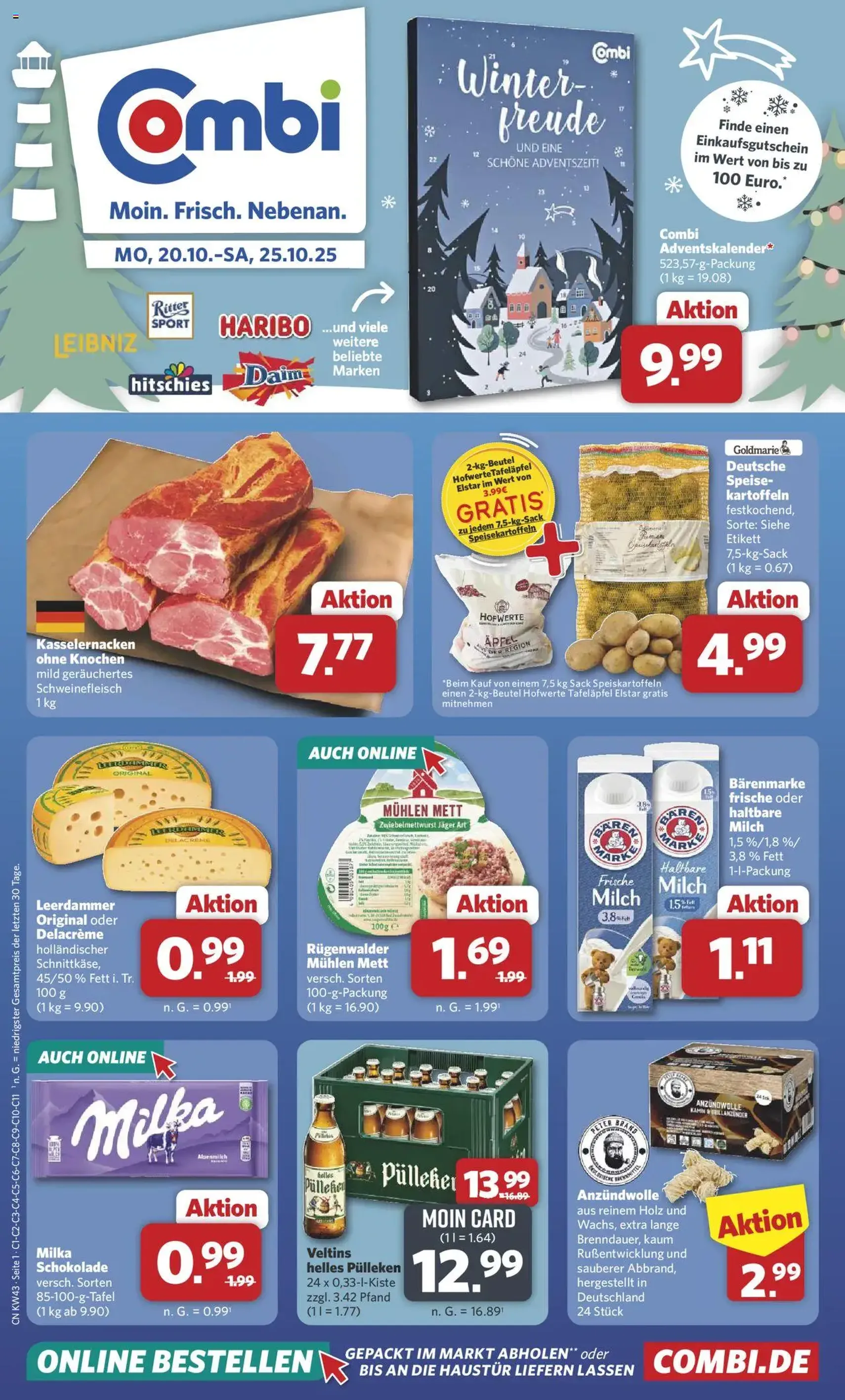Combi Prospekt - Gültiger Prospekt ab 20.10.2025, Seite 1 von insgesamt 30 Combi Prospekt - Gültiger Prospekt ab 20.10.2025, Seite 1 von insgesamt 30