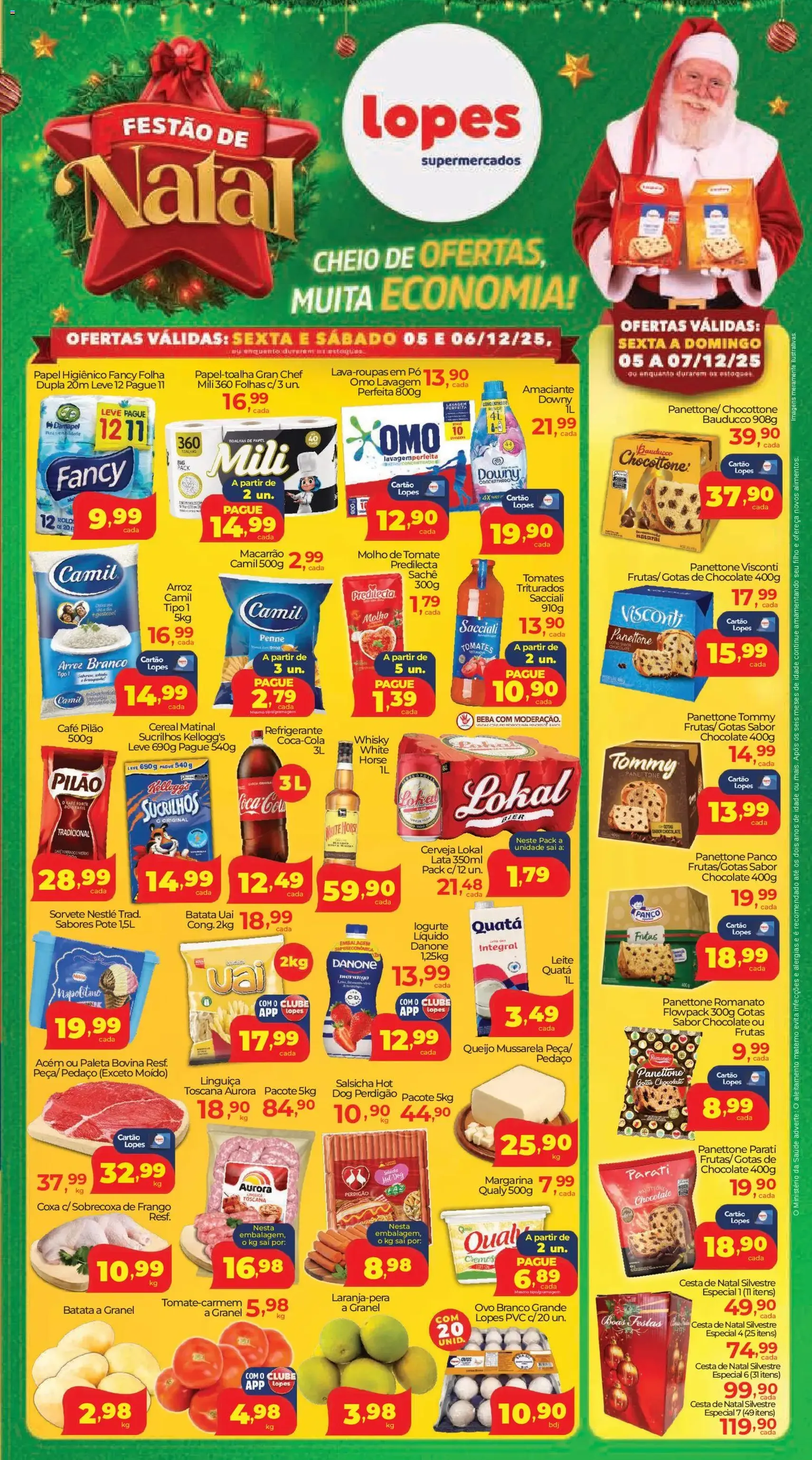 Lopes Supermercados - Ofertas da semana - folheto válido a partir de 05/12/2025 página 1 de 4