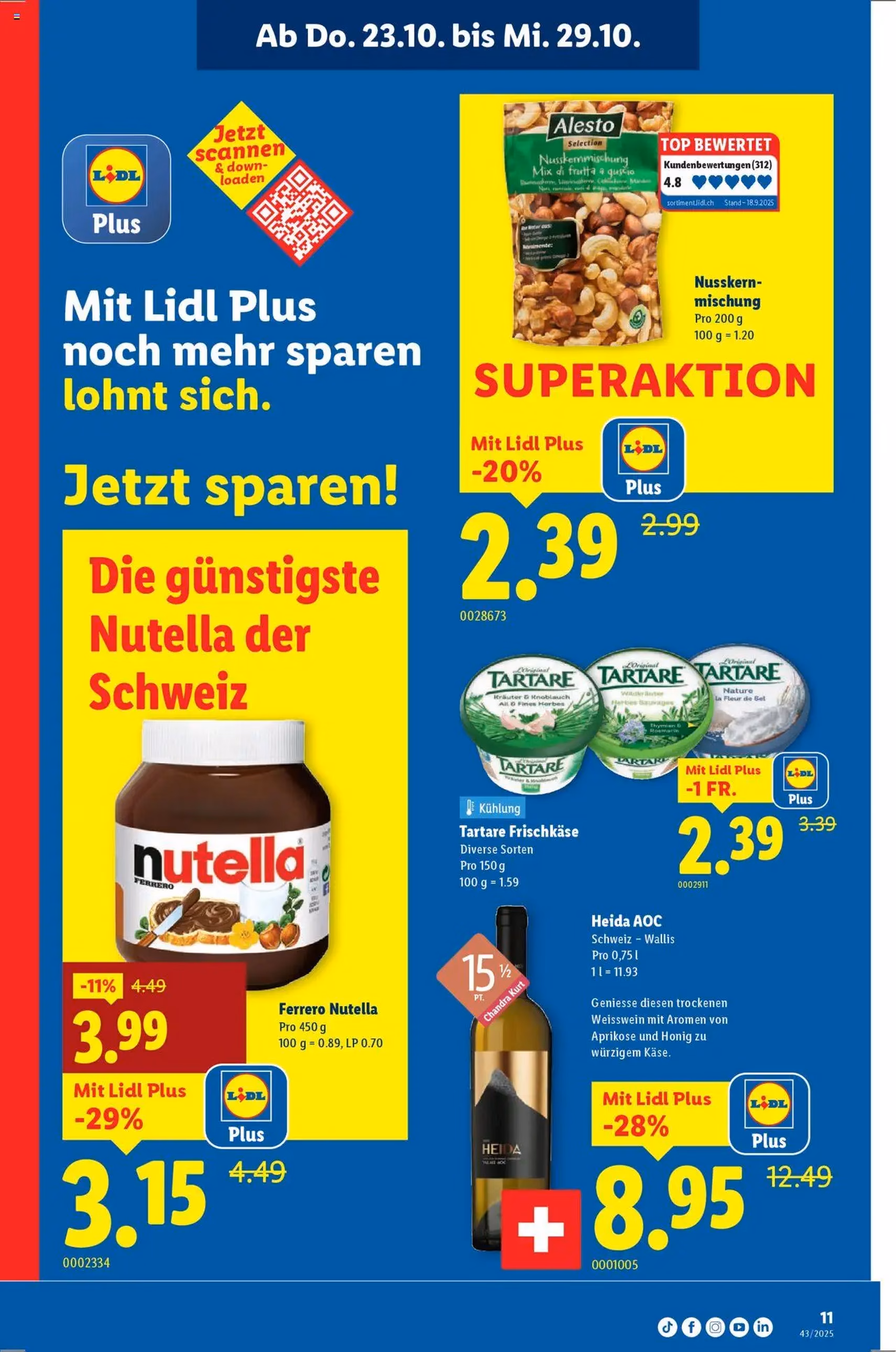 Lidl Aktionen - Gültiger Prospekt ab 23.10.2025, Seite 11 von insgesamt 32
