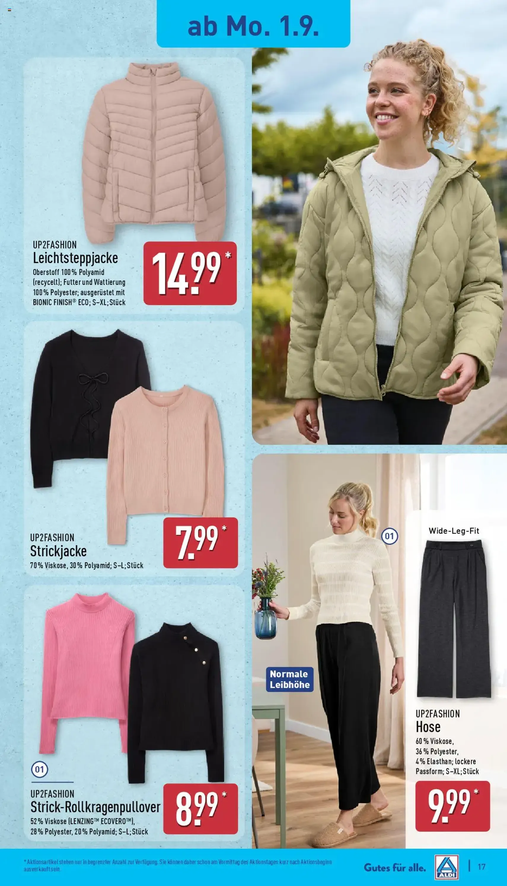 Aldi Prospekt - Gültiger Prospekt ab 01.09.2025, Seite 17 von insgesamt 43 Aldi Prospekt - Gültiger Prospekt ab 01.09.2025, Seite 17 von insgesamt 43