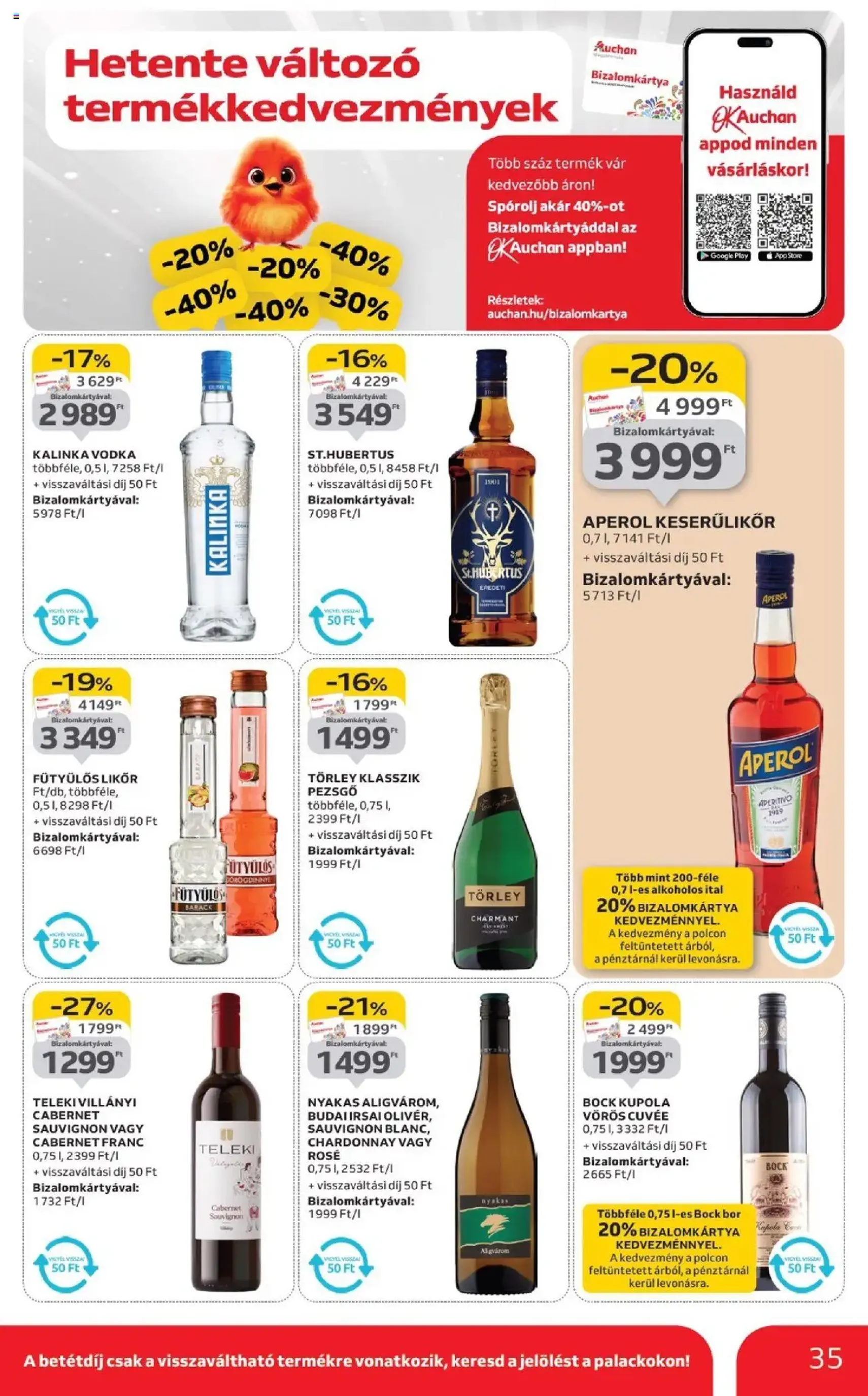 Auchan Akciós újság - 2025.09.04. érvényes szórólap 35 oldal 52 oldalból Auchan Akciós újság - 2025.09.04. érvényes szórólap 35 oldal 52 oldalból