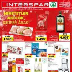 Interspar Akciós újság - szórólap előnézete érvényes 2025.12.18. -tól