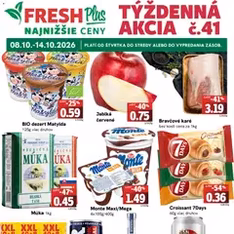 Fresh leták - náhľad letáku platný od 08.10.2026