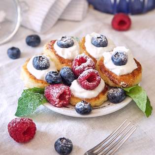 Recipe preview Cottage cheese pancakes