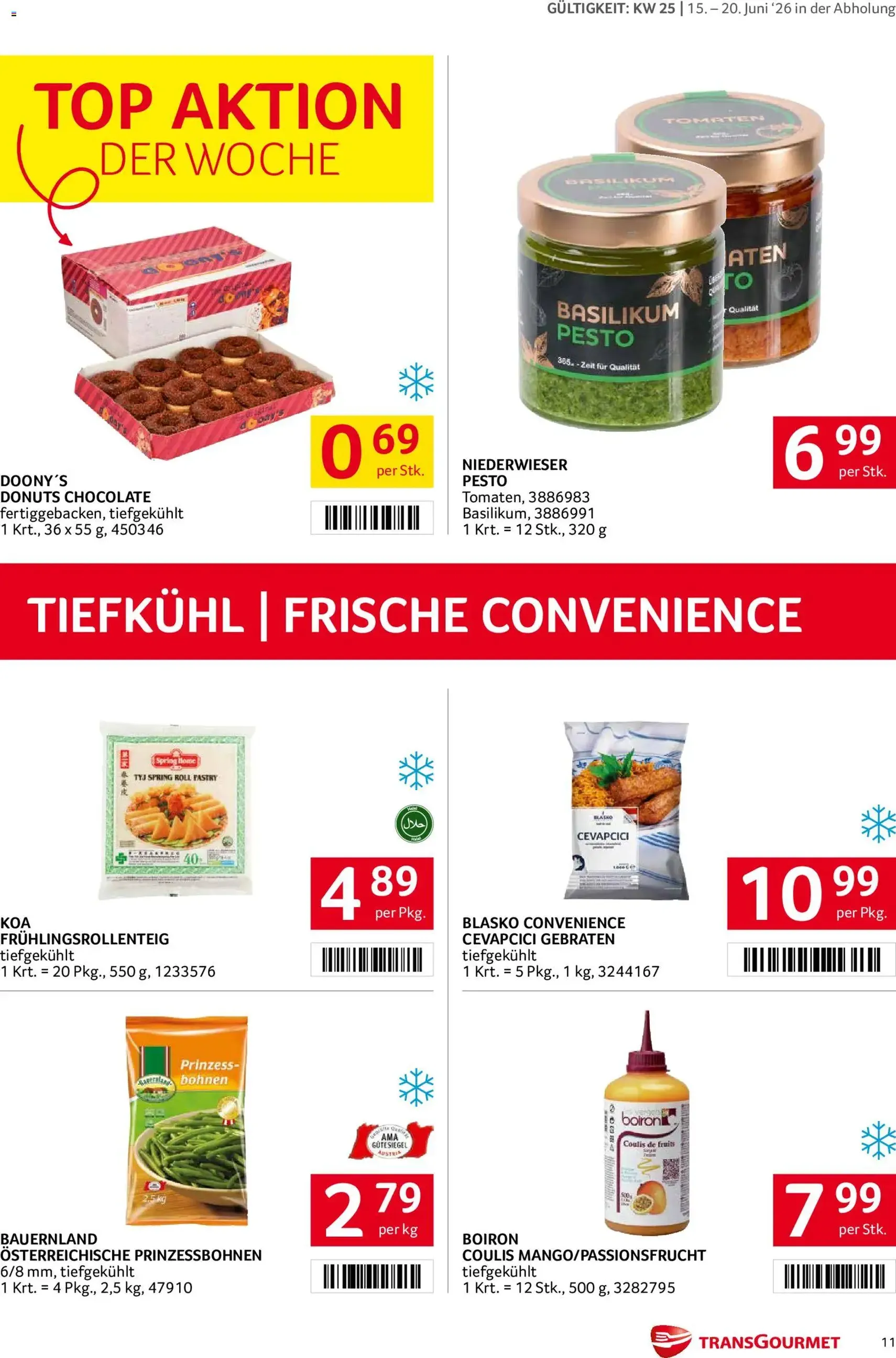 Transgourmet Flugblatt - Gültiger Prospekt ab 15.06.2026, Seite 11 von insgesamt 32