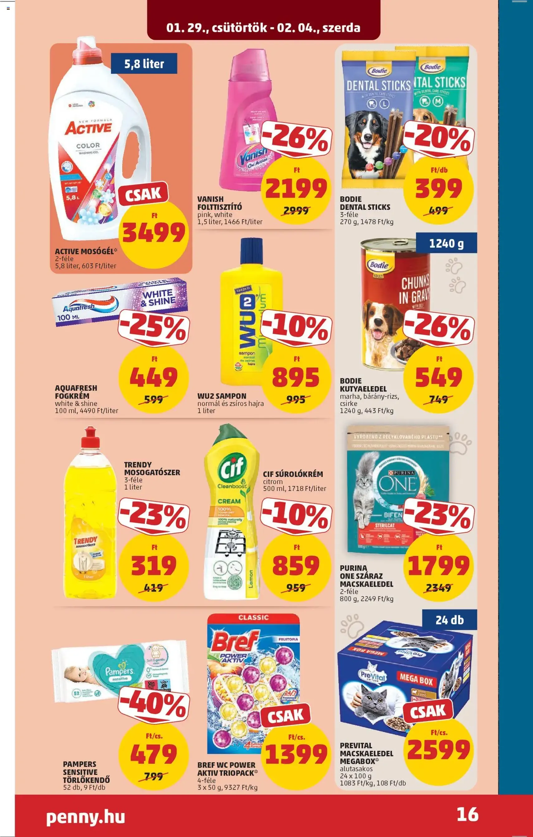 PENNY Akciós újság - 2026.01.29. érvényes szórólap 20 oldal 42 oldalból