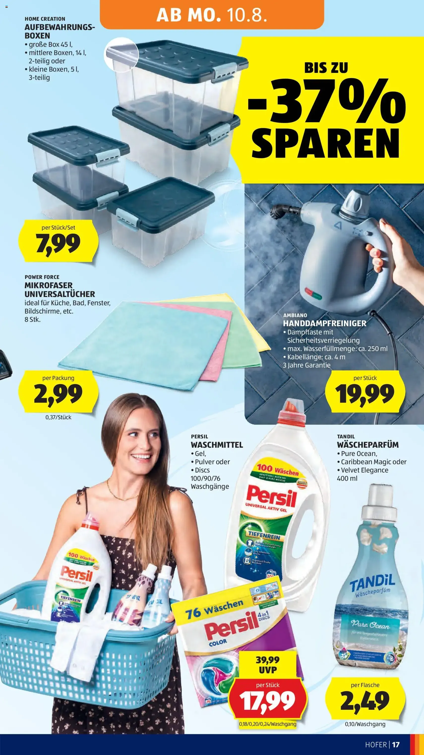 Hofer Flugblatt - Gültiger Prospekt ab 07.08.2026, Seite 31 von insgesamt 47