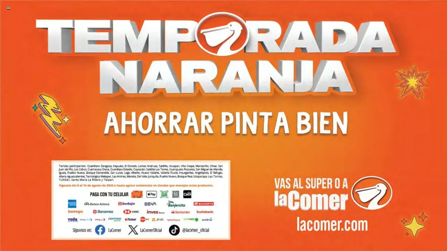 La Comer - Folleto - folleto válido desde 06/08/2025 página 33 de 33 La Comer - Folleto - folleto válido desde 06/08/2025 página 33 de 33