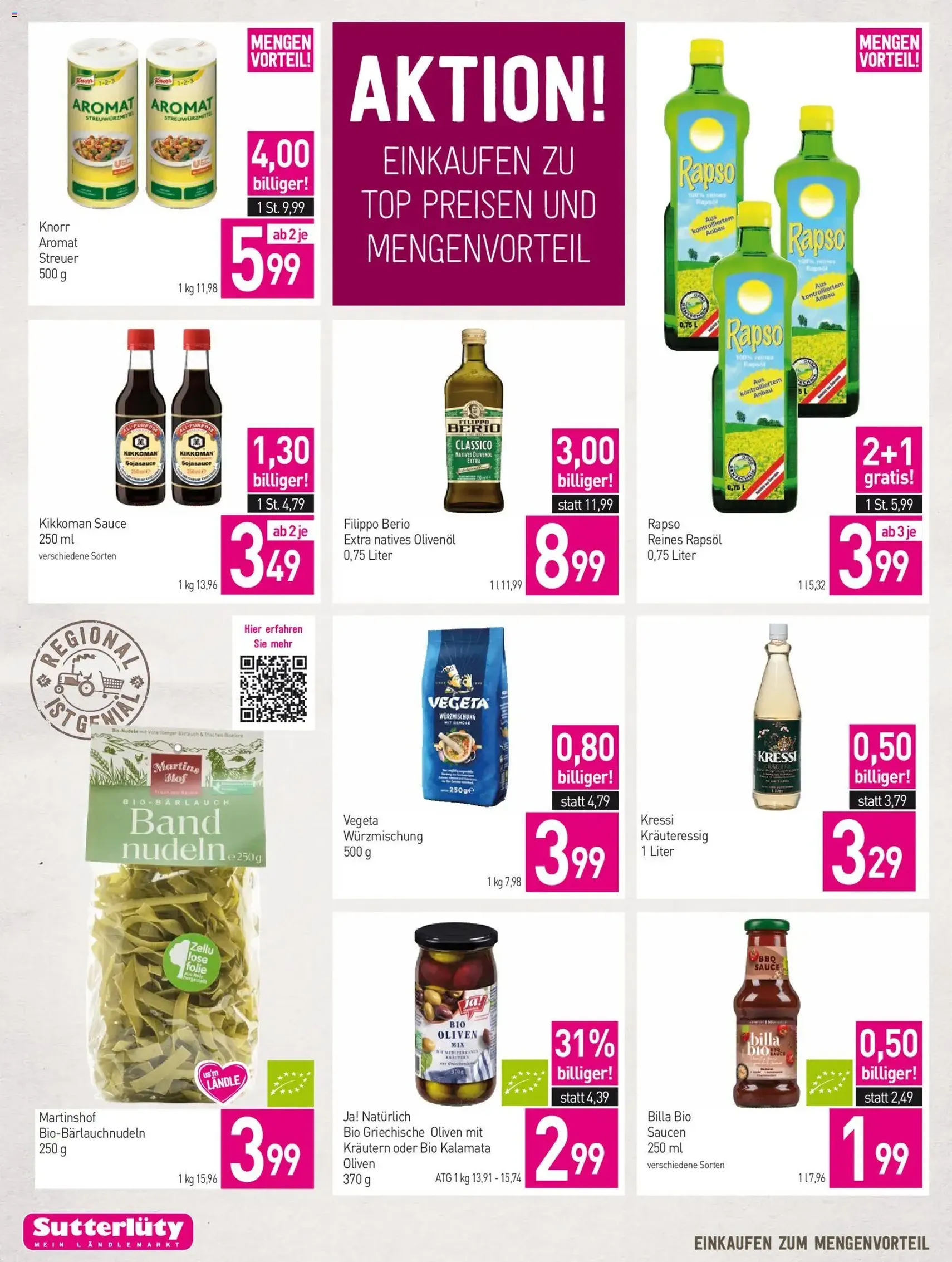 Sutterlüty Flugblatt - Gültiger Prospekt ab 09.04.2026, Seite 16 von insgesamt 20