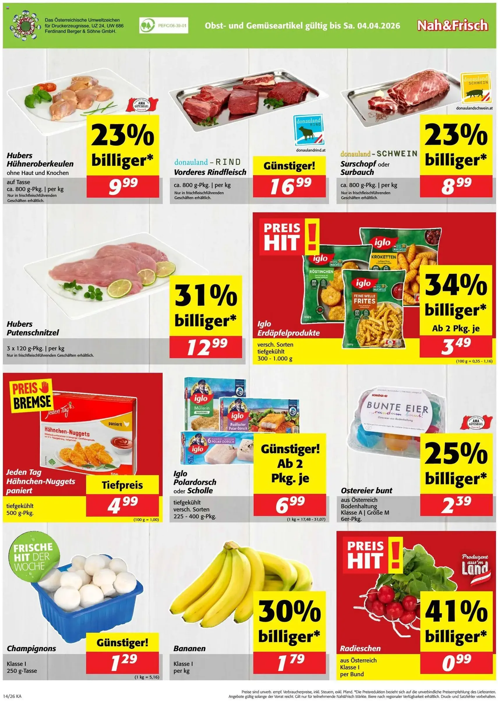 Nah und Frisch Flugblatt - Gültiger Prospekt ab 01.04.2026, Seite 8 von insgesamt 8