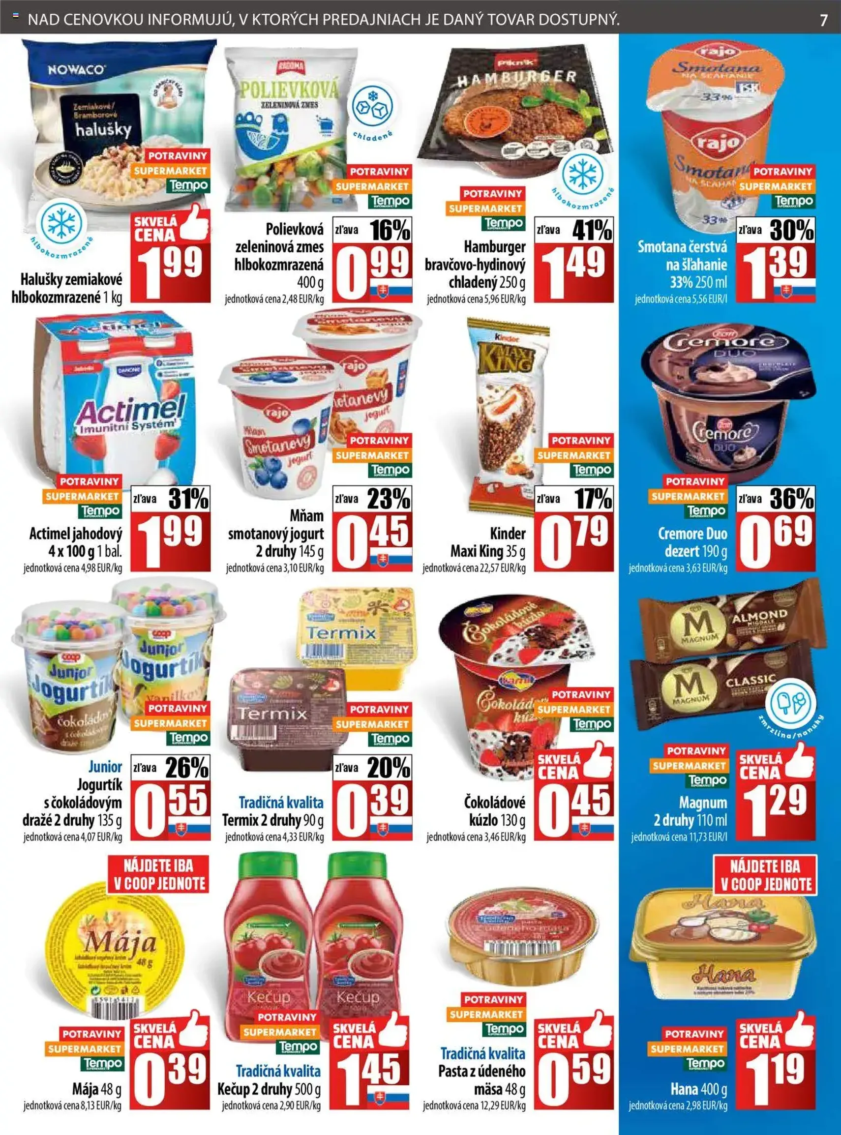 COOP Jednota leták - platný leták od 02.10.2025 strana 7 z 28 COOP Jednota leták - platný leták od 02.10.2025 strana 7 z 28