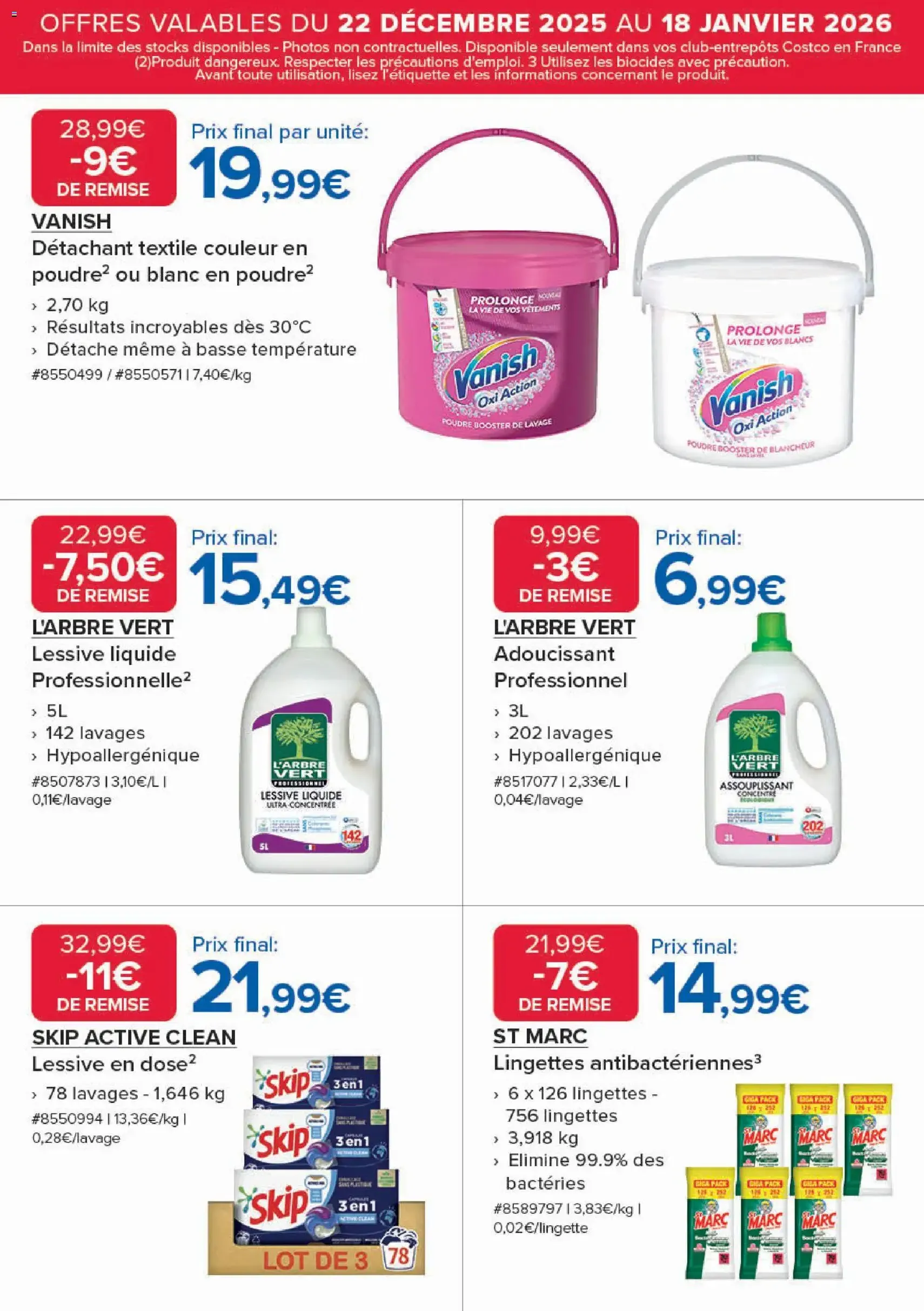 Costco catalogue - brochure valable à partir du 22/12/2025, page 15 sur 20