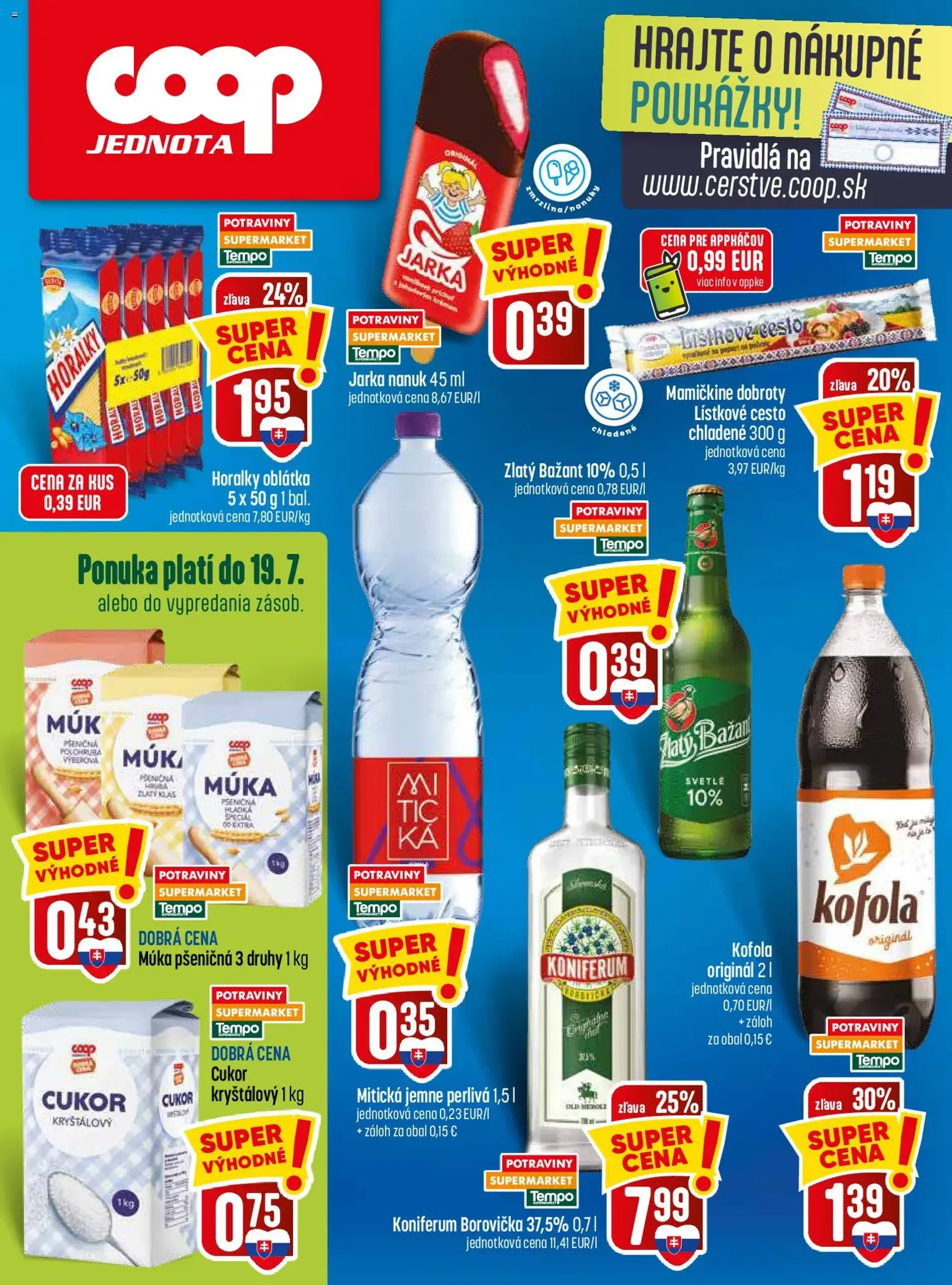 COOP Jednota leták - platný leták od 16.07.2026 strana 28 z 28